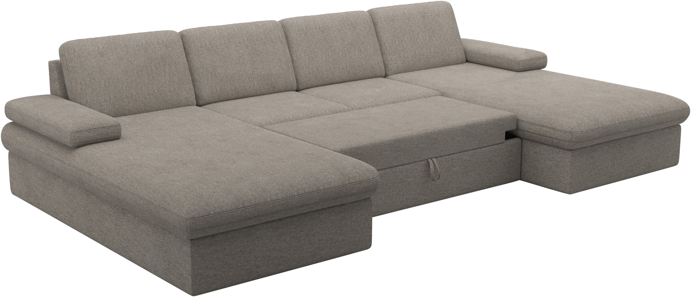 sit&more Wohnlandschaft »Moreno«, mit Armteilverstellung,wahlweise mit Bettfunktion
