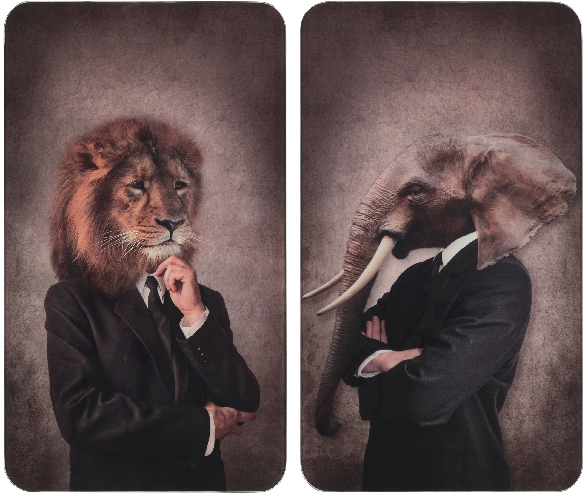 Image of WENKO Herd-Abdeckplatte »Humanisation Male«, (Set, 2 tlg.), für alle Herdarten bei Ackermann Versand Schweiz