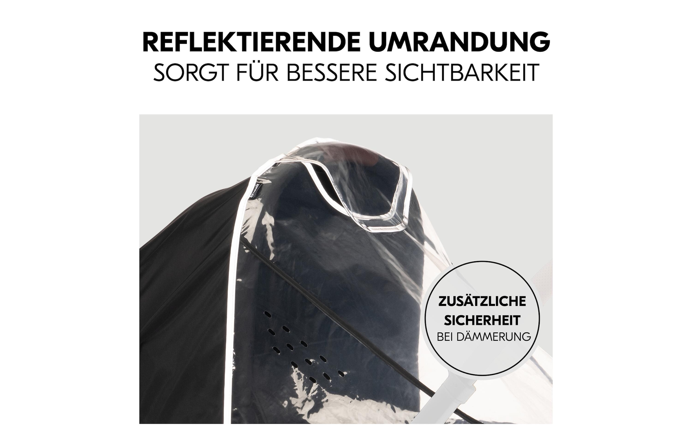 Hauck Housse de pluie pour poussette »Carrycot Raincover«