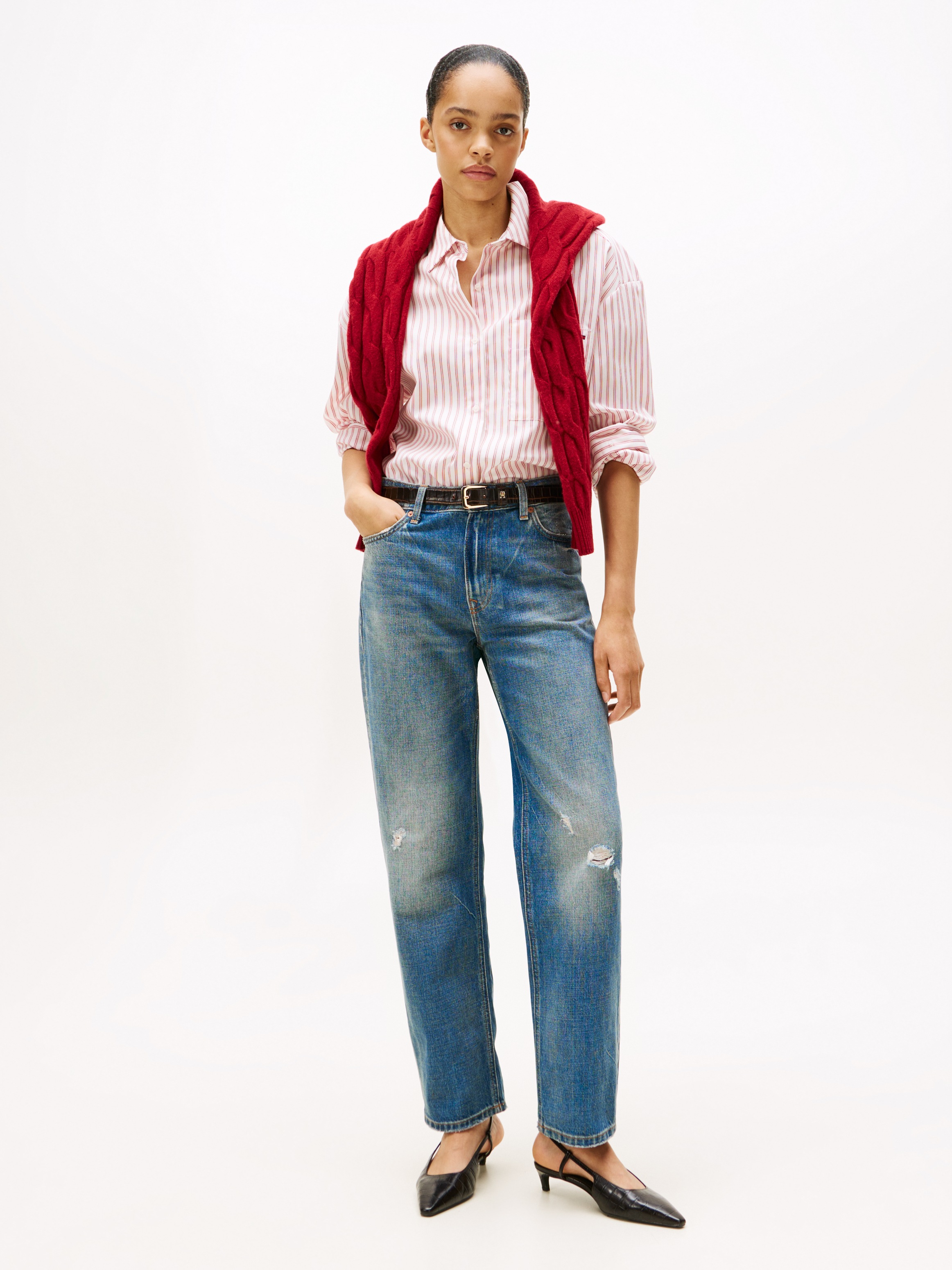 Tommy Hilfiger Hemdbluse »NEW POPLIN EASY SHIRT«