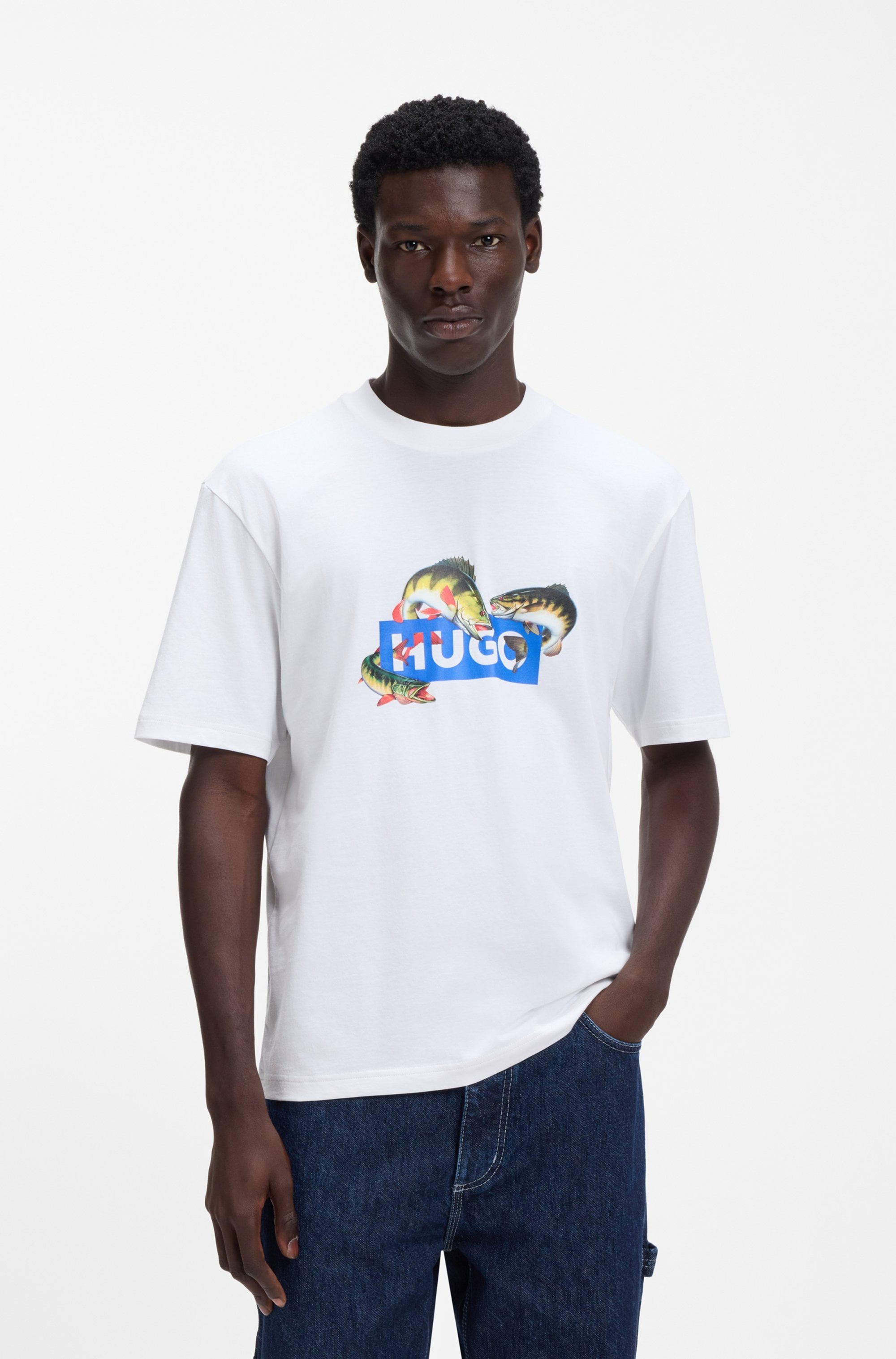 Image of HUGO T-Shirt Regular Fit, Rundhalsausschnitt