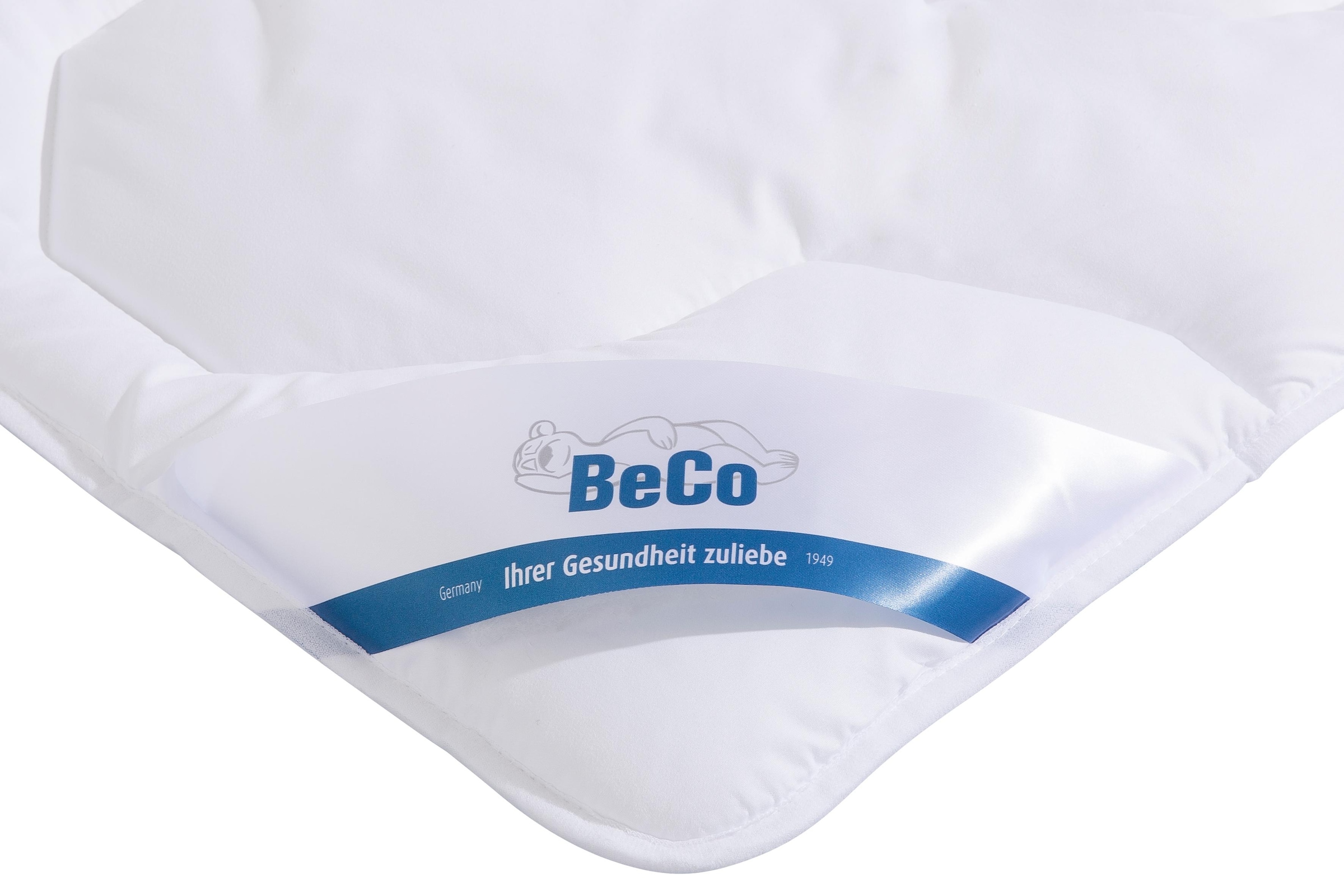 Beco Kunstfaserbettdecke »Antibac«, leicht, Füllung 100% Polyester, Bezug  Microfaser, (1 St.), Ideal für Hausstauballergiker und Personen mit hohen  Hygieneansprüchen günstig kaufen