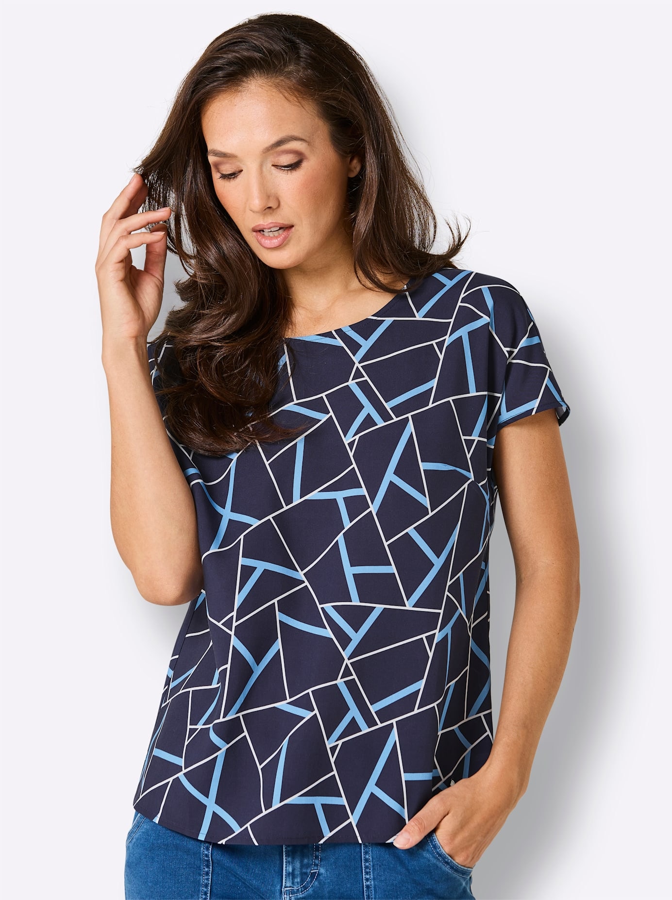 CREATION L PREMIUM Blouse à pression