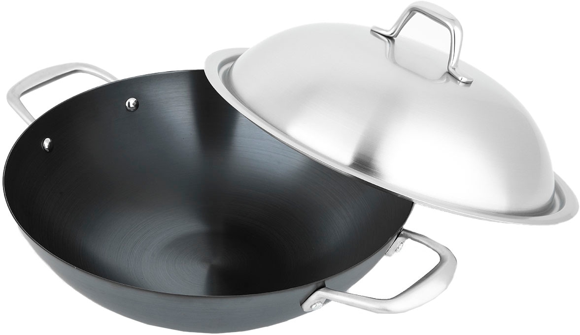 Carl Schmidt Sohn Wok »Altena«, Eisen, Ø 32 cm, mit Deckel, Induktion