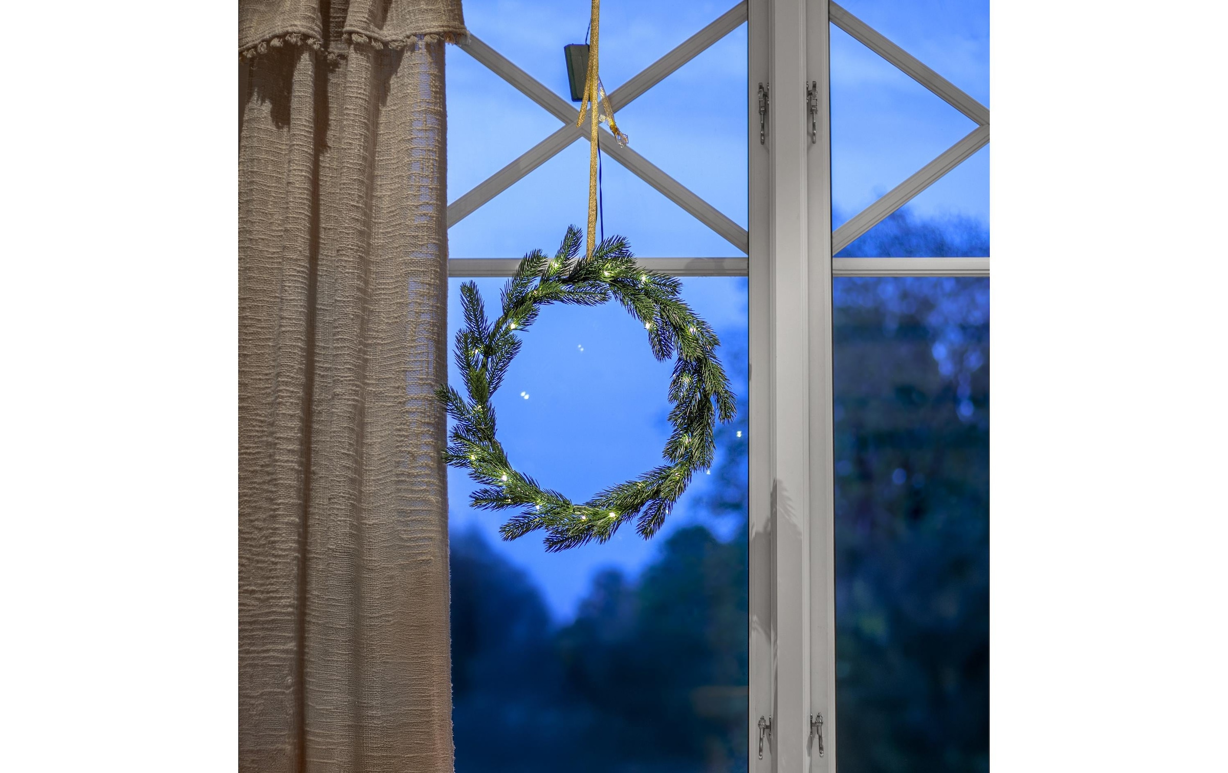   Künstlicher Weihnachtsbaum »Star Trading Kranz Netty Indoor, 35.00 cm Höhe«