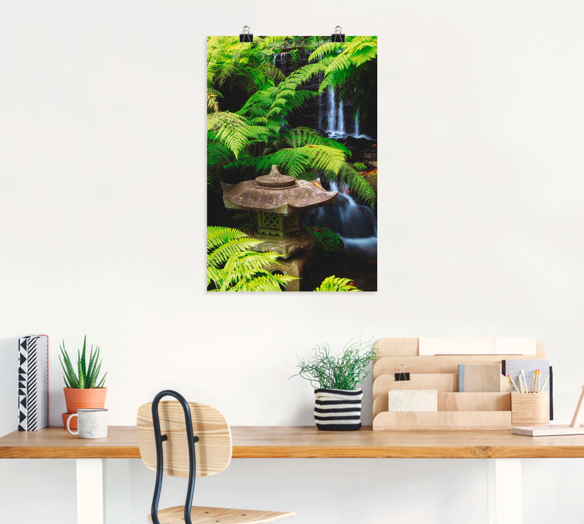 Artland Wandbild »Japanische Laterne«, Spa, (1 St.), als Leinwandbild, Poster, Wandaufkleber in verschied. Grössen