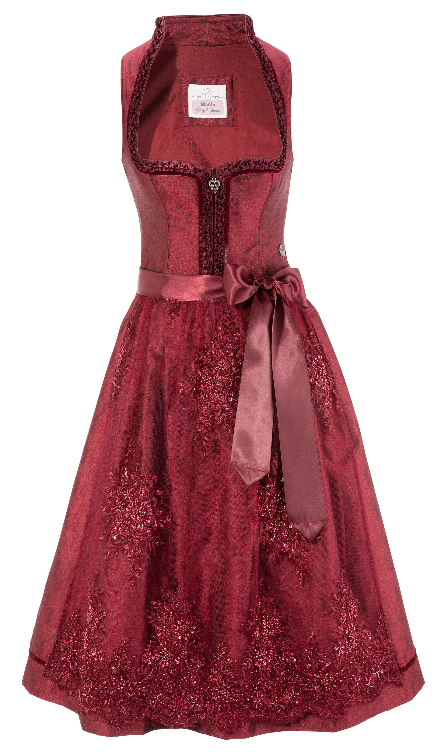 Image of MarJo Dirndl, (2 tlg.), Damen, midi mit transparenter Tüllschürze bei Ackermann Versand Schweiz