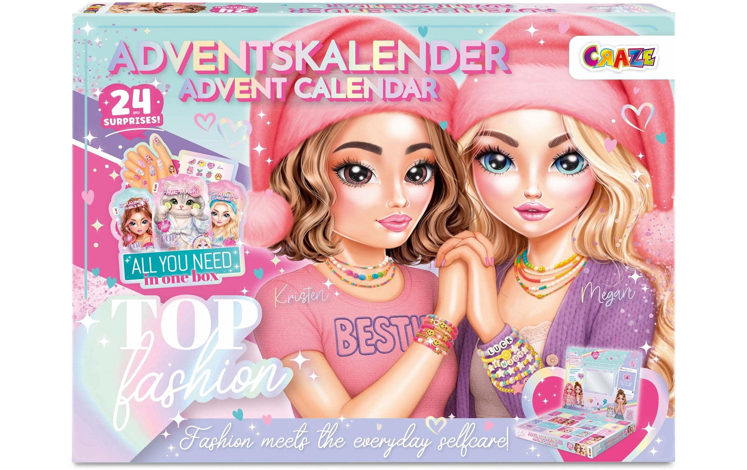 CRAZE Calendrier de l'Avent »Craze CRAZE Adventskalender Top Fashion Kinder«