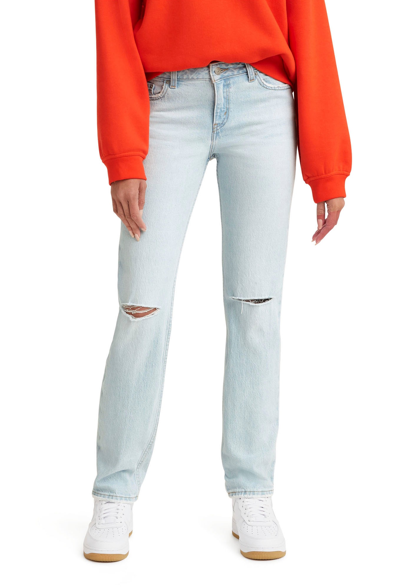 Image of Levi's® Gerade Jeans »LOW PITCH STRAIGHT«, mit Knie-Cuts bei Ackermann Versand Schweiz