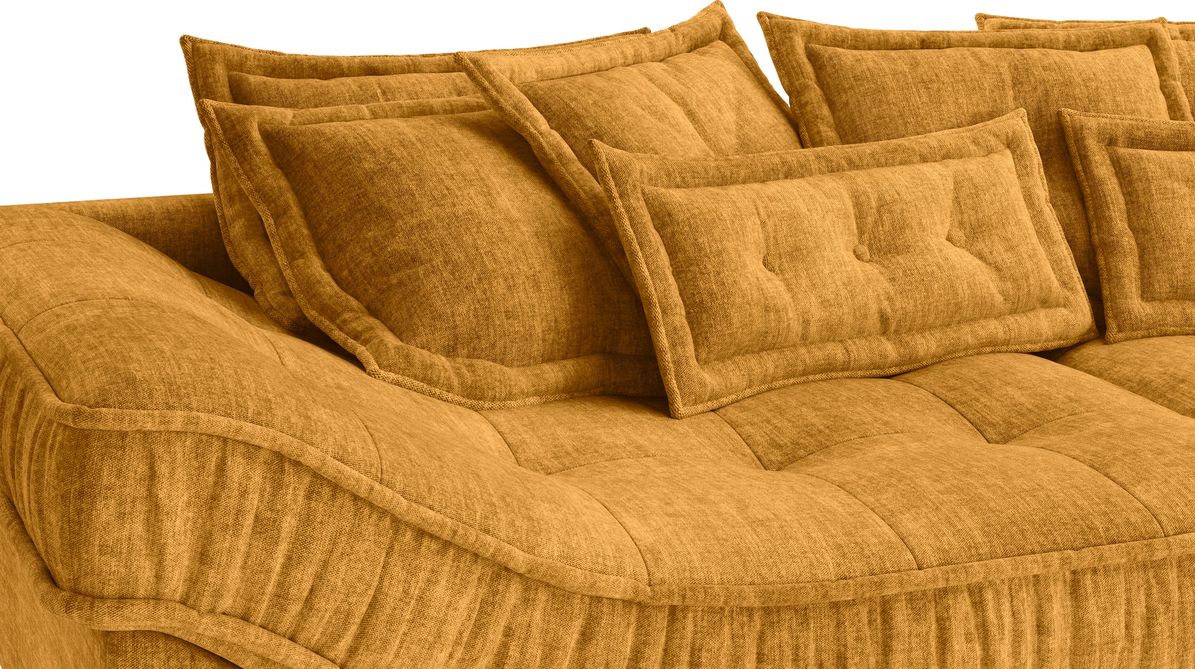 Mr. Couch Ecksofa »Diwan II, L-Form«, Wahlweise mit Kaltschaumpolsterung bis 140 kg belastbar