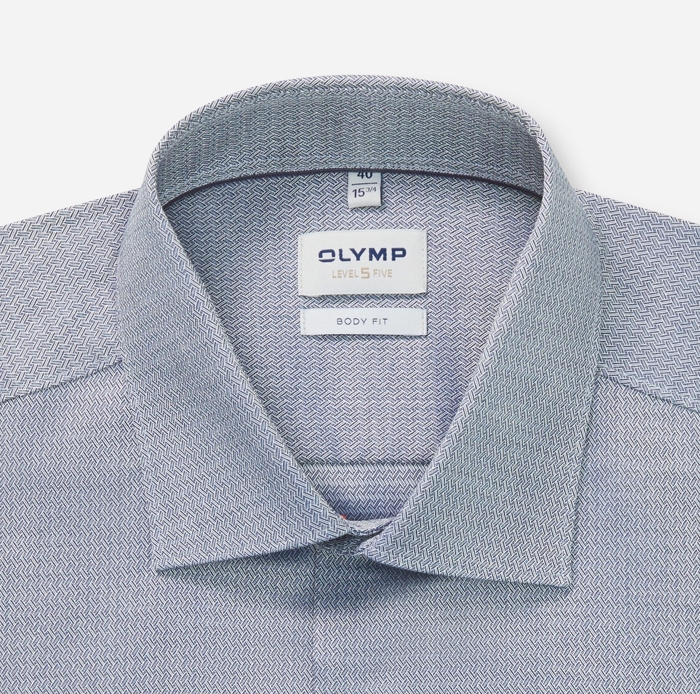 OLYMP Chemise à manches longues »Level 5« body fit, New York Kentkragen, fein gemustert, Businesshemd