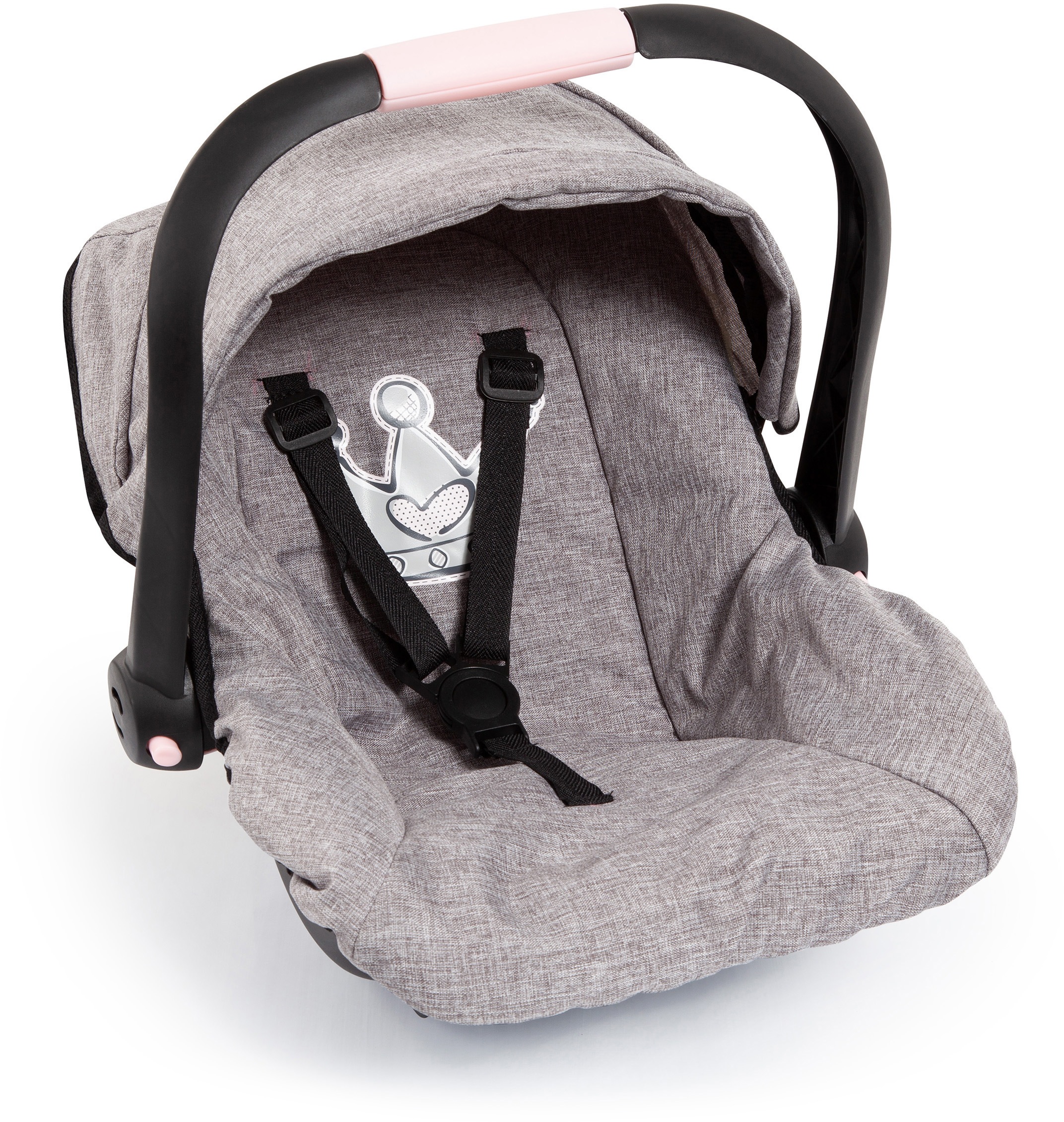 Image of Bayer Puppen Autositz, grau, mit Dach bei Ackermann Versand Schweiz