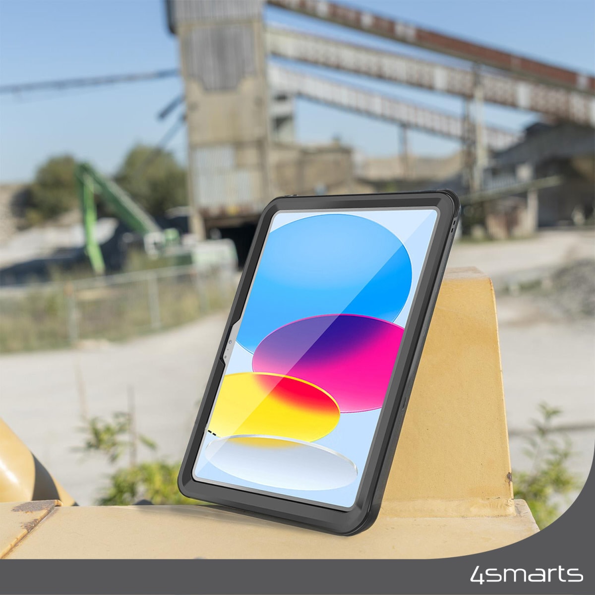 4smarts Tablet-Hülle »Active Pro Rugged Case Stark für Apple iPad (10.Gen)« Backcover, Schutzhülle, Tabletschutzhülle, Case, Schutzcase, stossfest