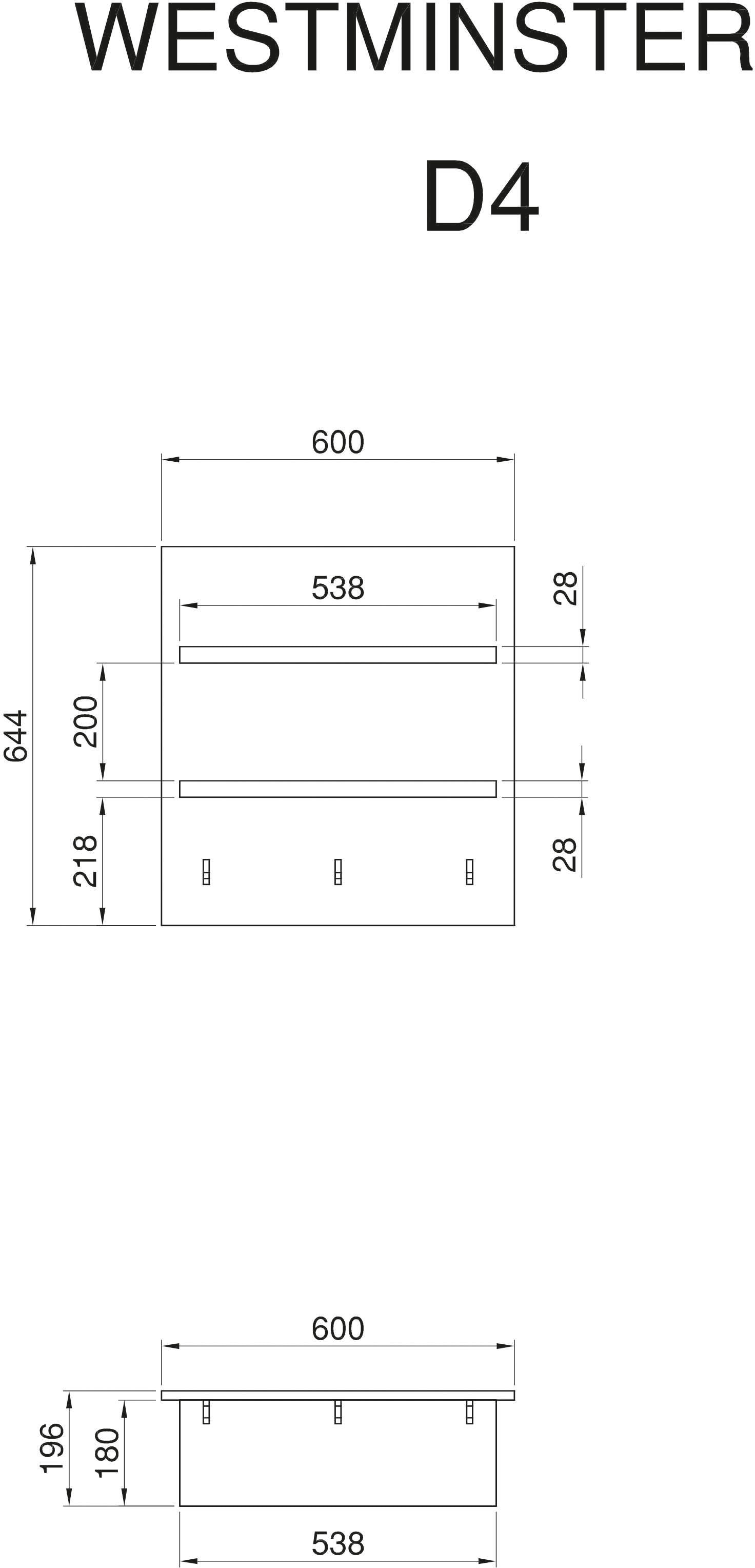 GOODproduct Cuisine »KS-Westminster« Breite 204 cm, ohne E-Geräte