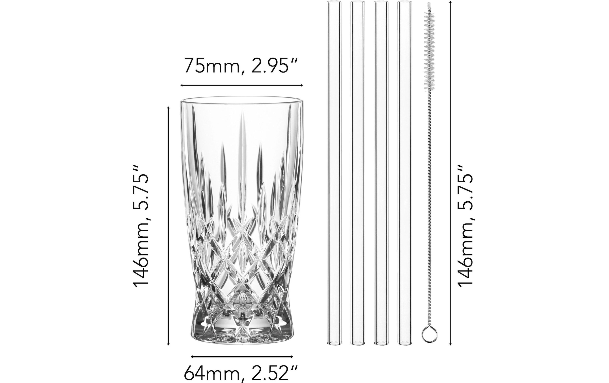 Nachtmann Glas »Noblesse 350 ml, 8-tlg.«