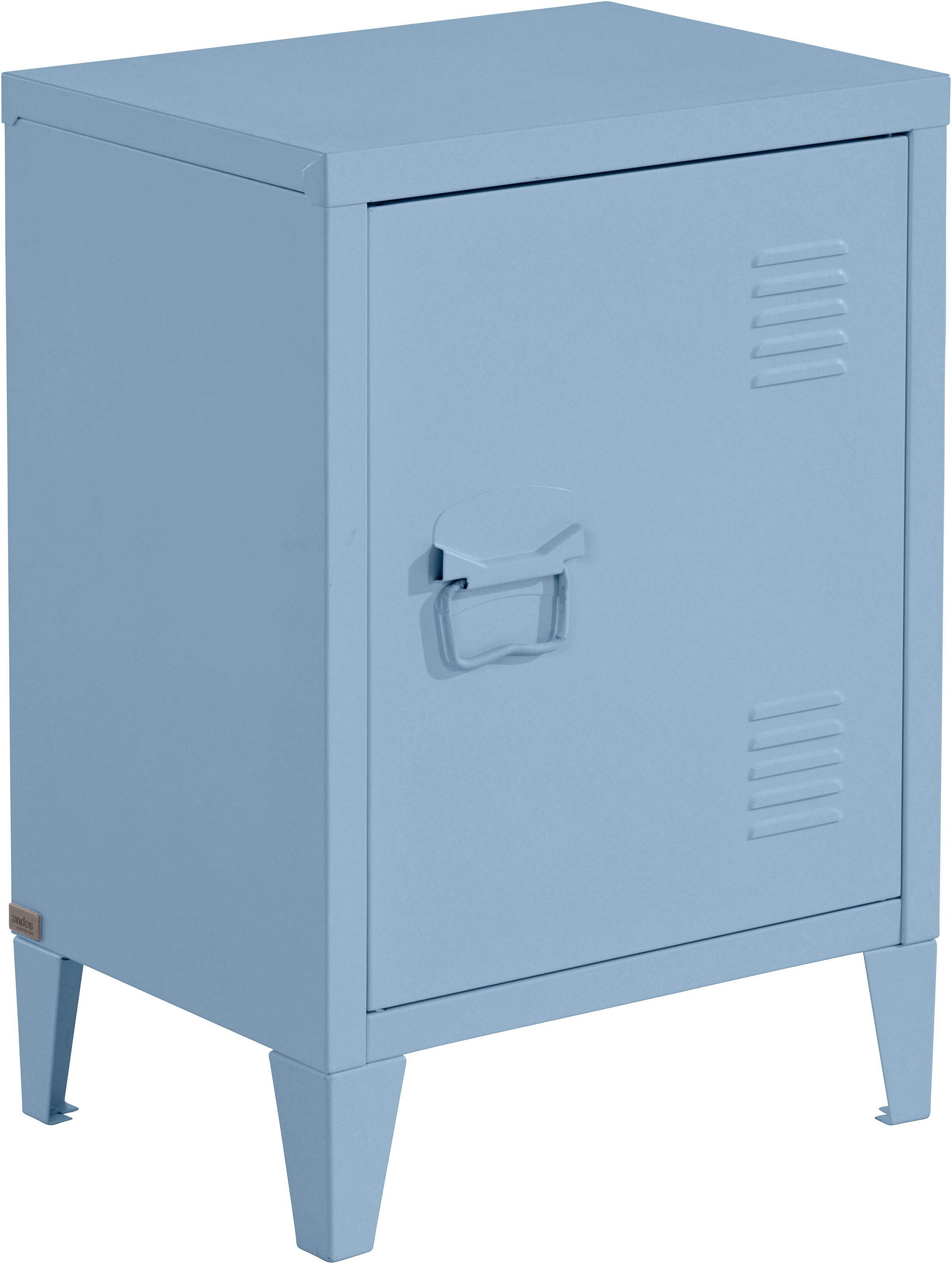 Image of INOSIGN Nachtkommode »Detrik«, Nachtkommode aus pflegeleitem Metall in minimalistishes Design, mit 1 x Einlegeboden hinter der Tür, in verschiedenen Farbvarianten erhältlich, Breite 40 cm bei Ackermann Versand Schweiz