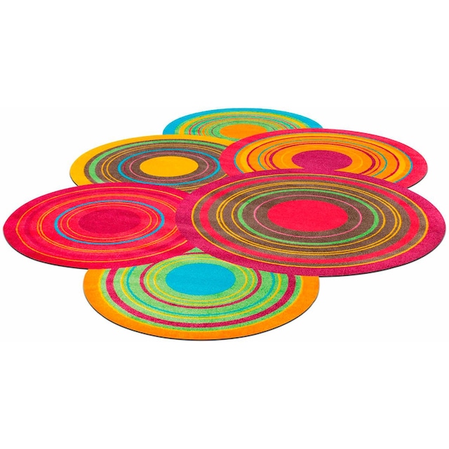 wash+dry by Kleen-Tex Teppich »Cosmic Colours«, stufenförmig, rutschhemmend,  waschbar, Wohnzimmer kaufen