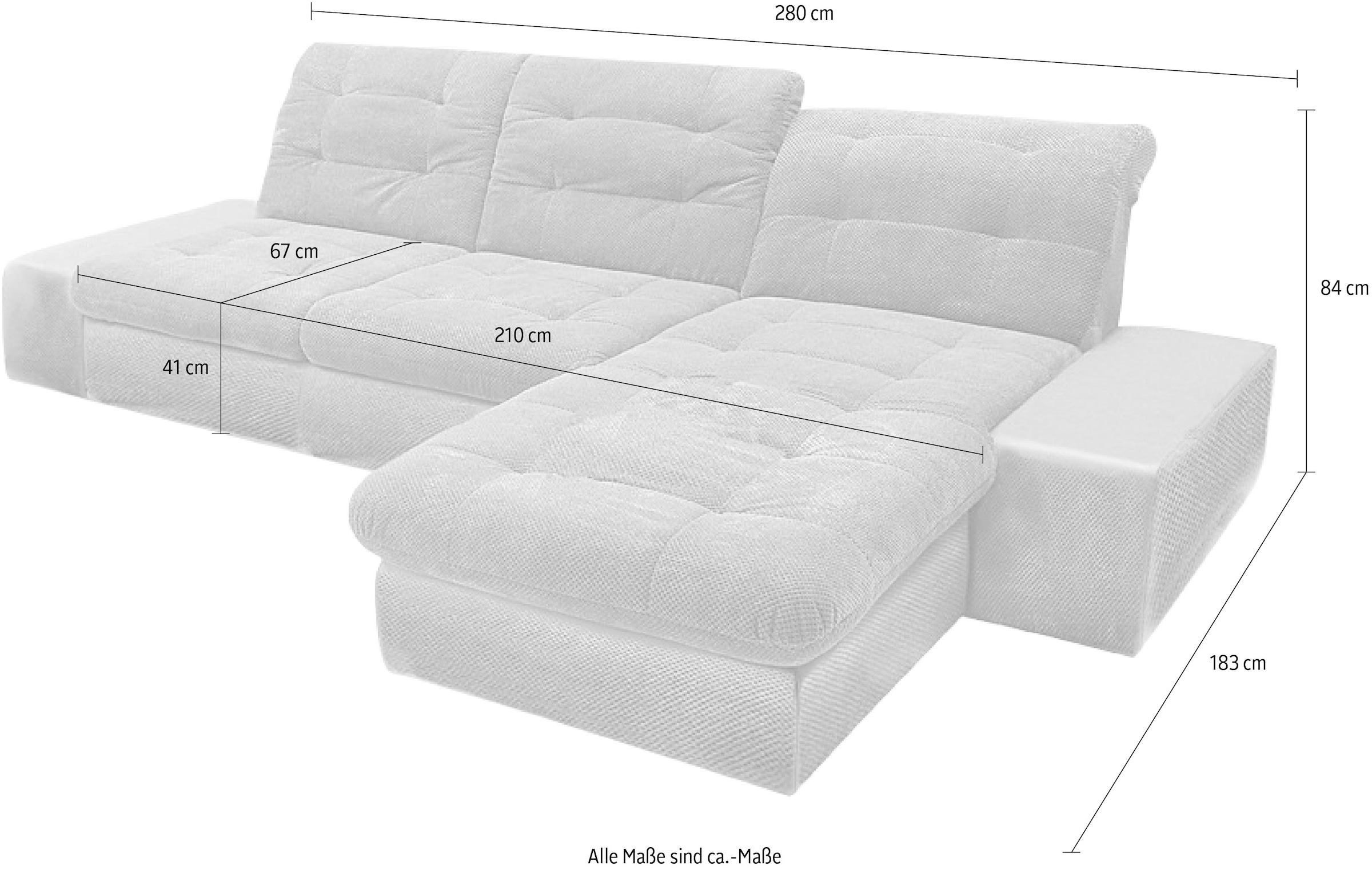 comprend réglage de la tête de lit, fonction couchage en option
