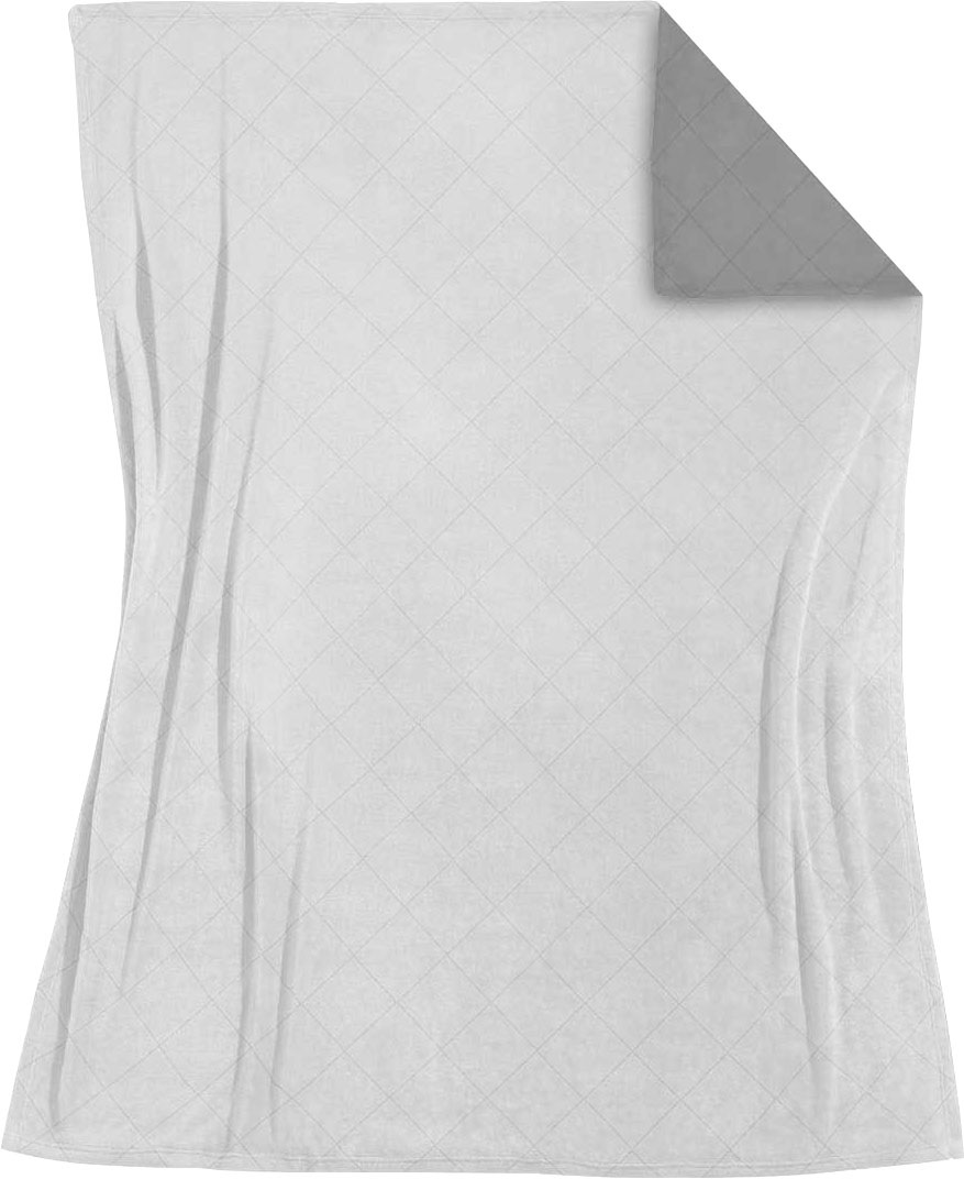 Image of fleuresse Wohndecke »Lech D Wende«, mit Steppung, Kuscheldecke bei Ackermann Versand Schweiz