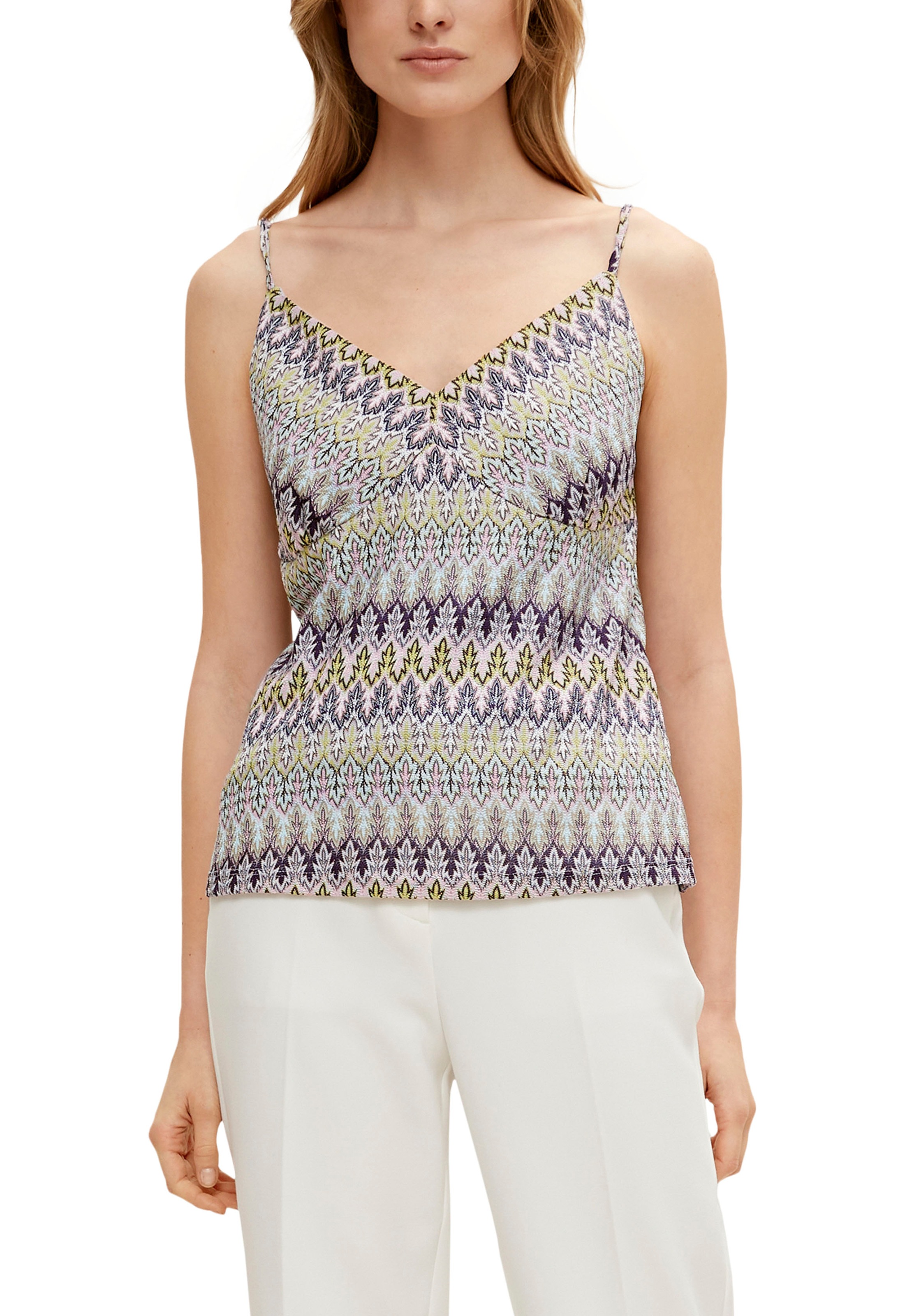 Image of Comma Spaghettitop, mit Strickmuster bei Ackermann Versand Schweiz