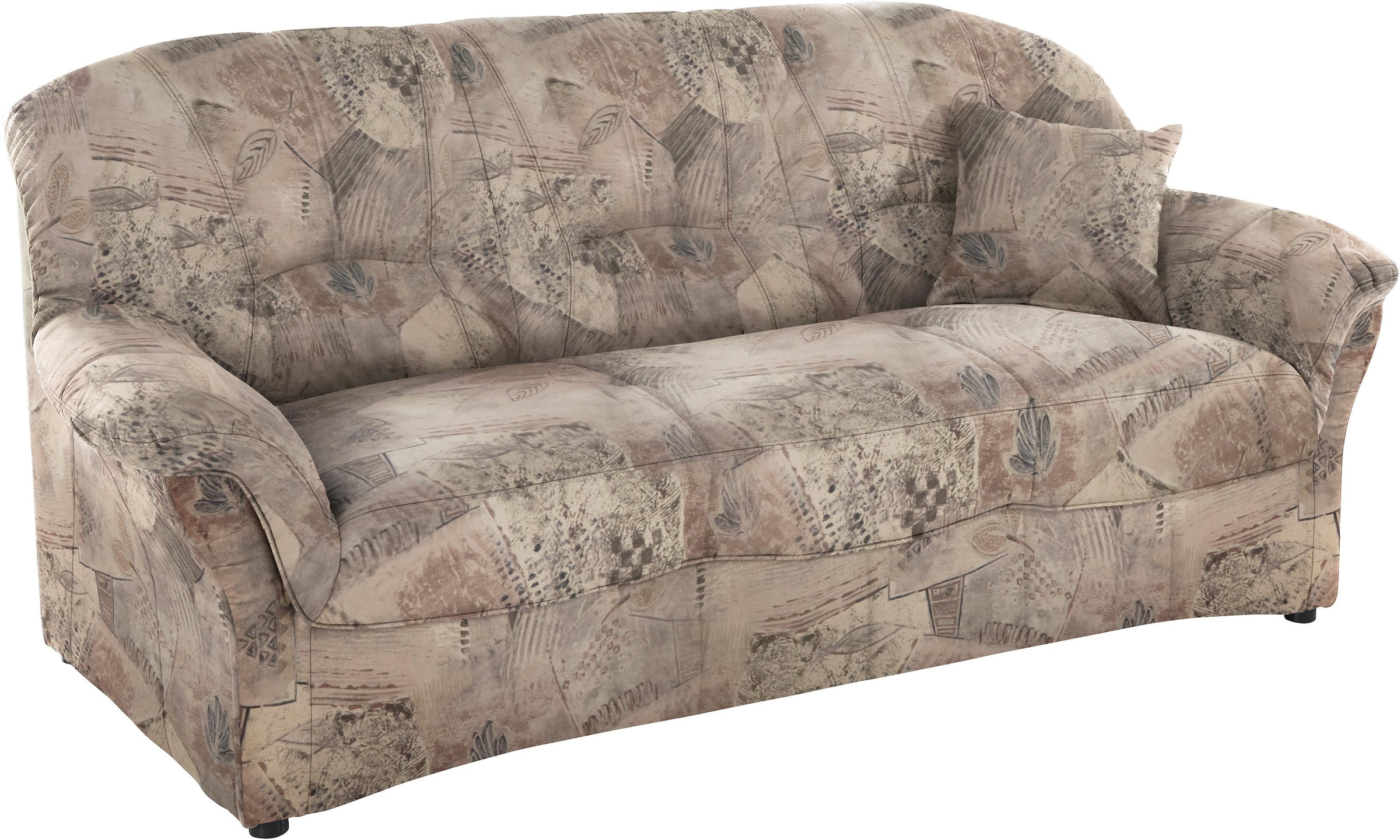 Image of DOMO collection 3-Sitzer "Bahia, bequem und komfortabel, zeitloses & elegantes Sofa" Microfaser, natur