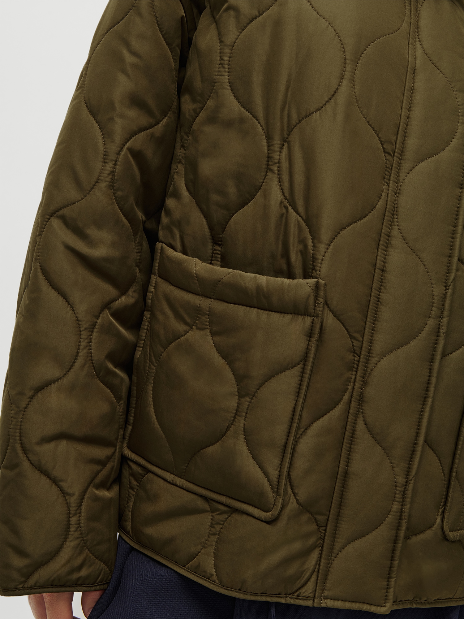 LeGer Steppjacke »Beyond, LeGer by Lena Gercke« ohne Kapuze Regular fit mit Rundhalsausschnitt