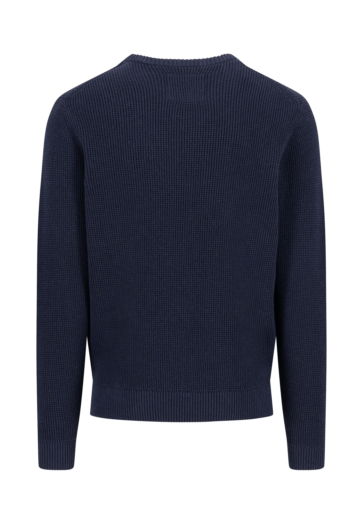 FYNCH-HATTON Pull en tricot aus Baumwolle, normale Passform, hüftbedeckende Länge