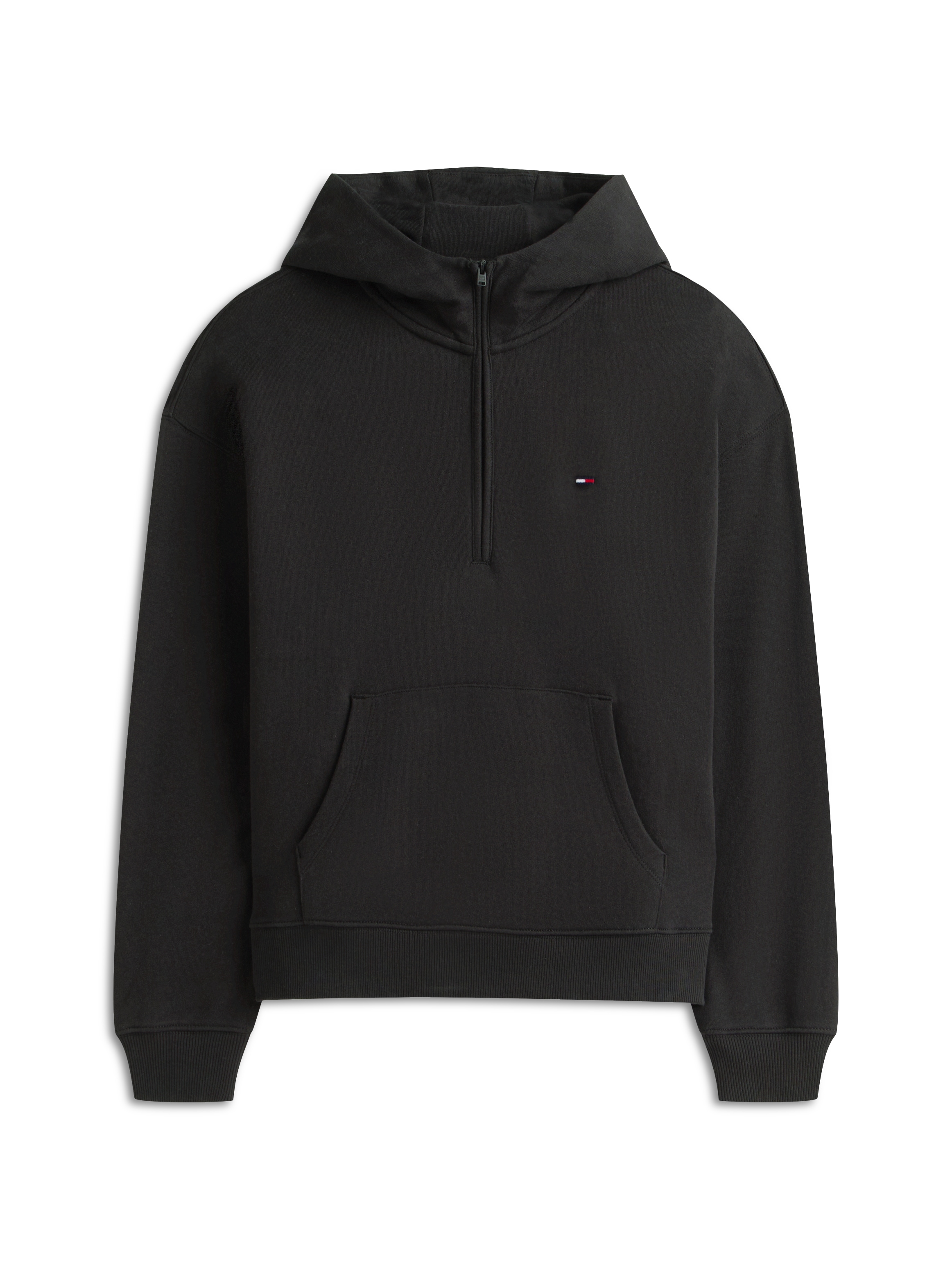 Tommy Jeans Kapuzensweatshirt »TJW BXY S-FLAG 1/4 ZIP HOODIE«
