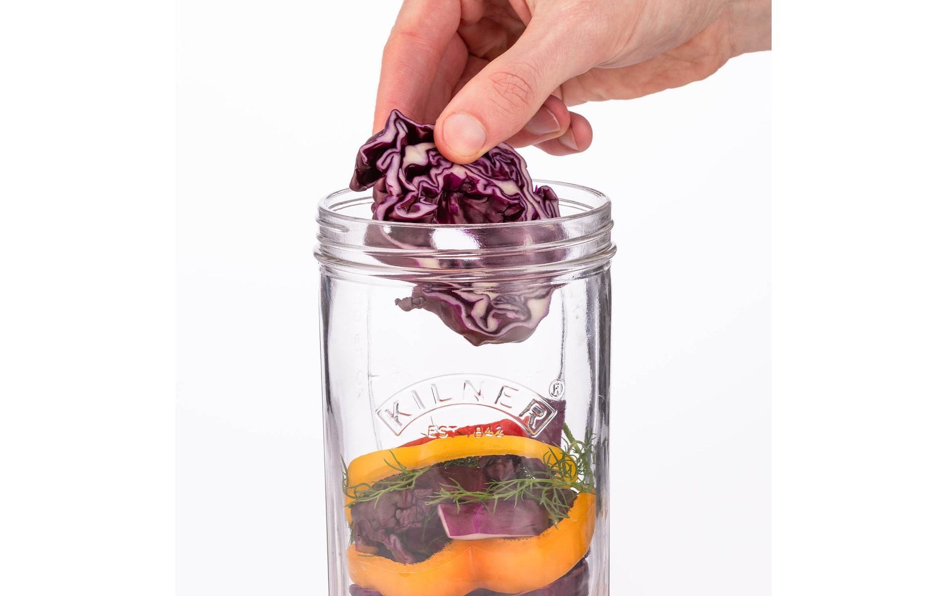 KILNER Fermentationsglas »Set 1000 ml, 1 Stück«, (1 tlg.)