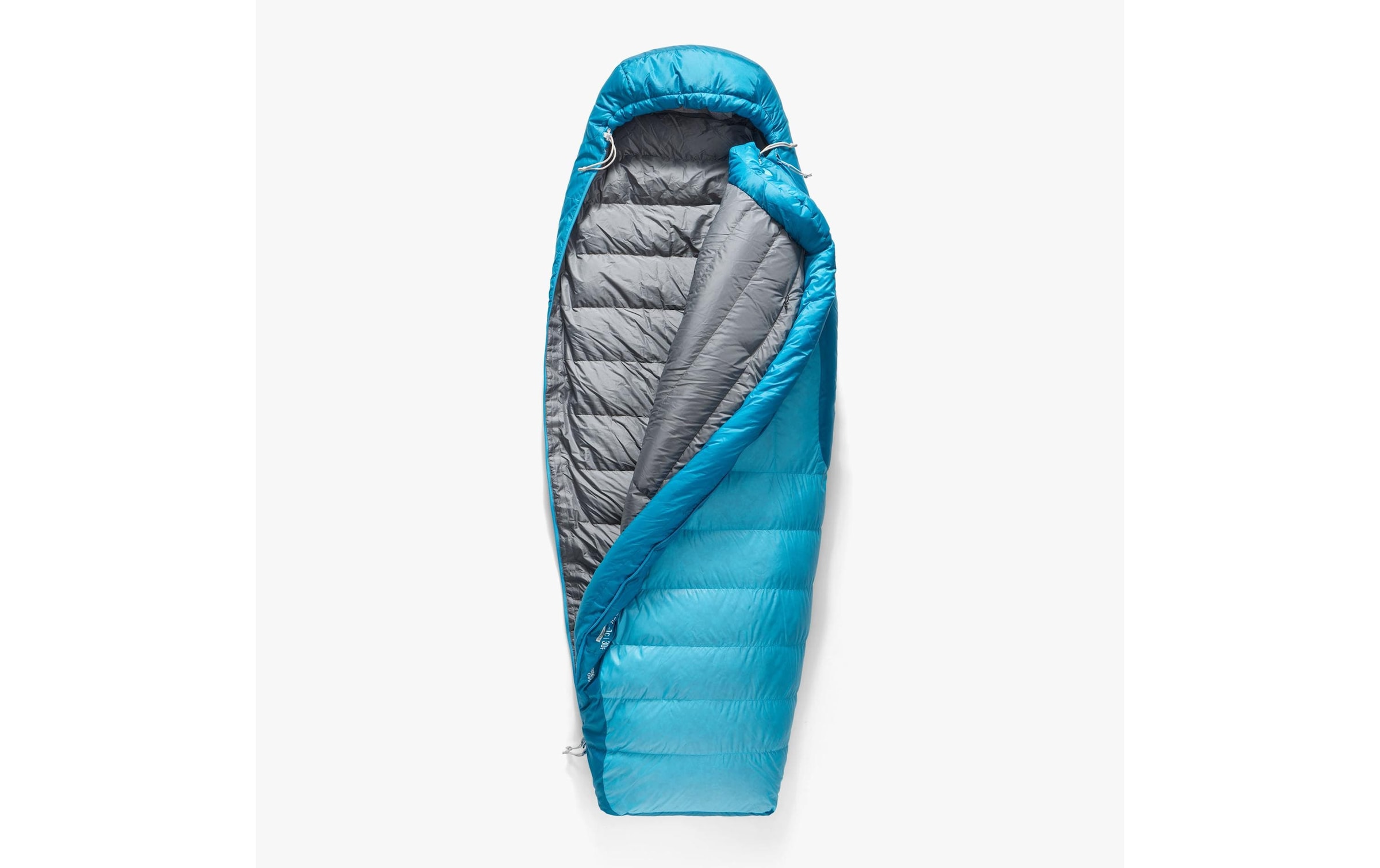 sea to summit Sac de couchage »Trek Womens Down Sleeping Bag L, Blue Atoll« Komfortabler Damen-Mumienschlafsack für kühle Nächte
