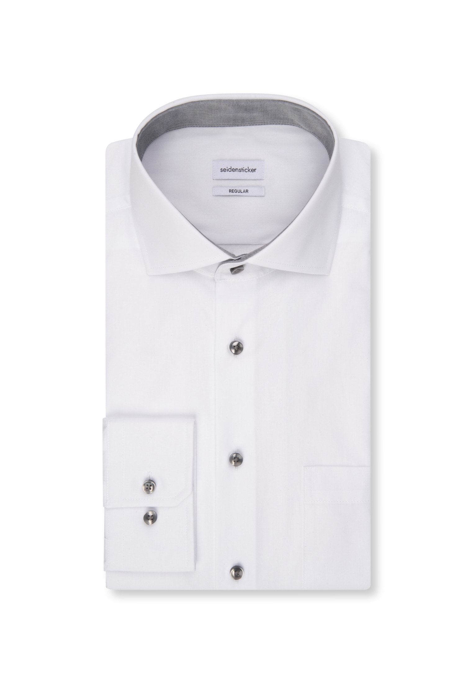 seidensticker Businesshemd »Regular« Regular 1/1 Kentkragen Uni