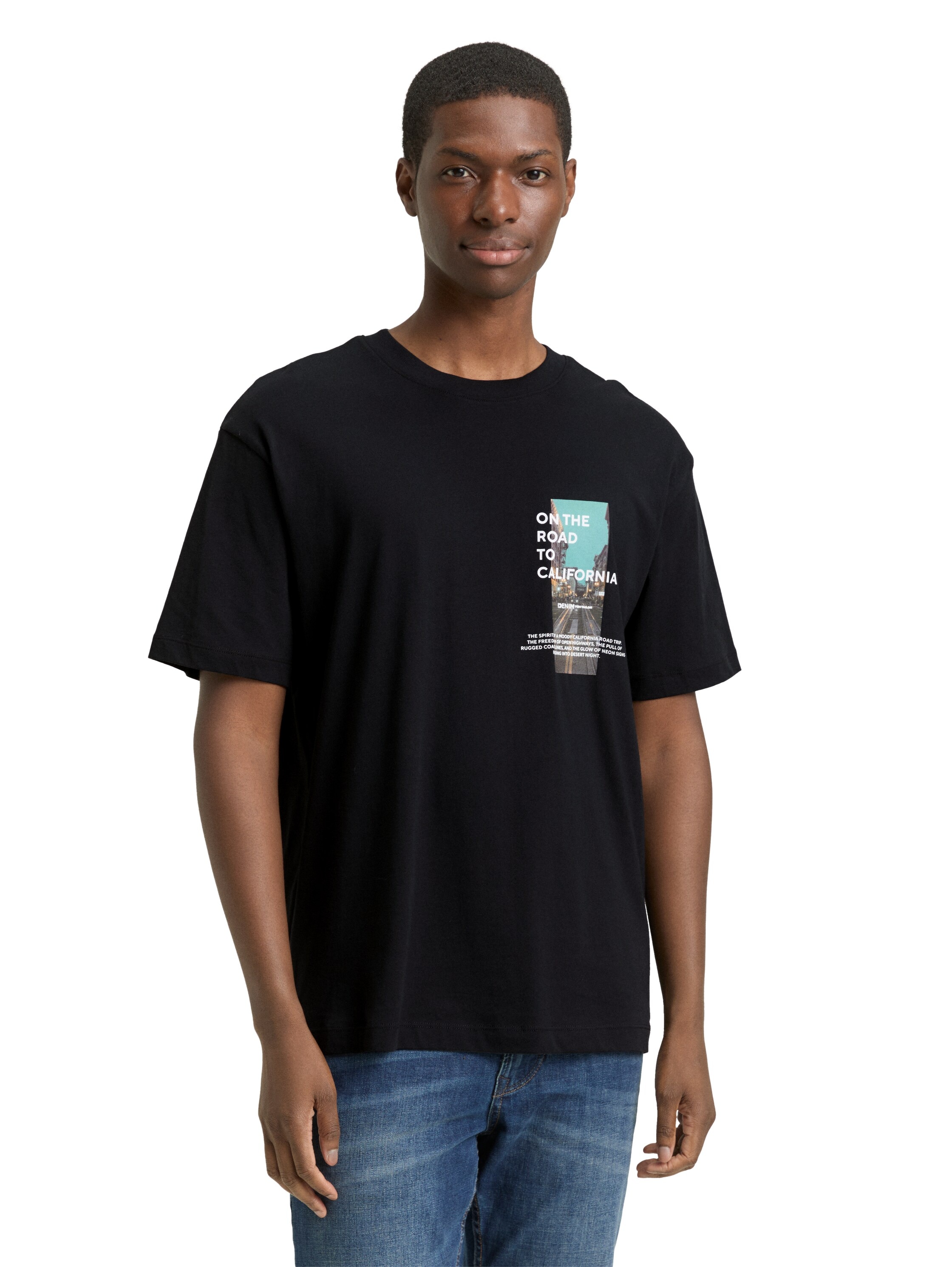Image of TOM TAILOR Denim T-Shirt mit Fotoprint