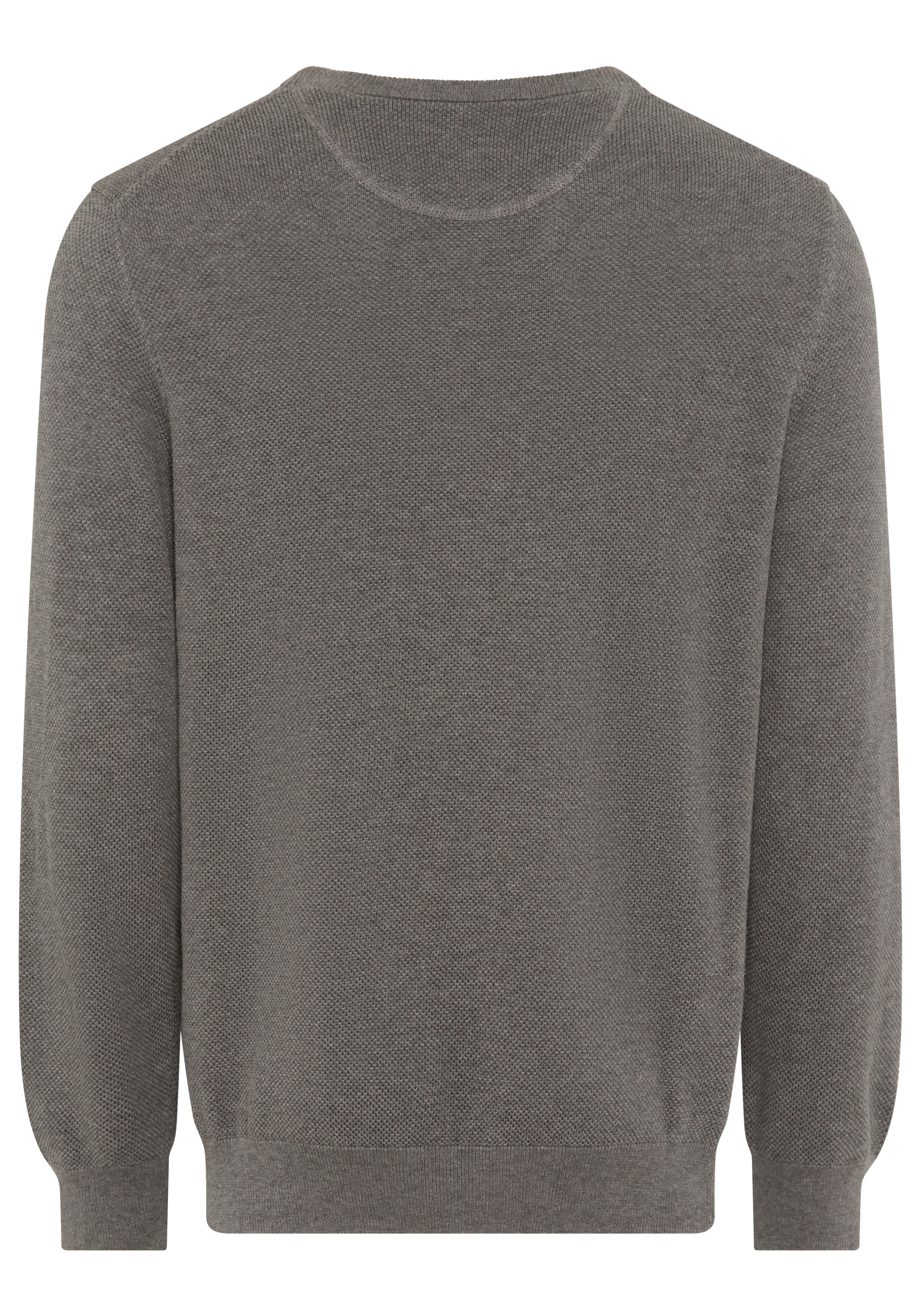 Gant Rundhalspullover »COTTON PIQUE C-NECK« mit Logostickerei auf der Brust
