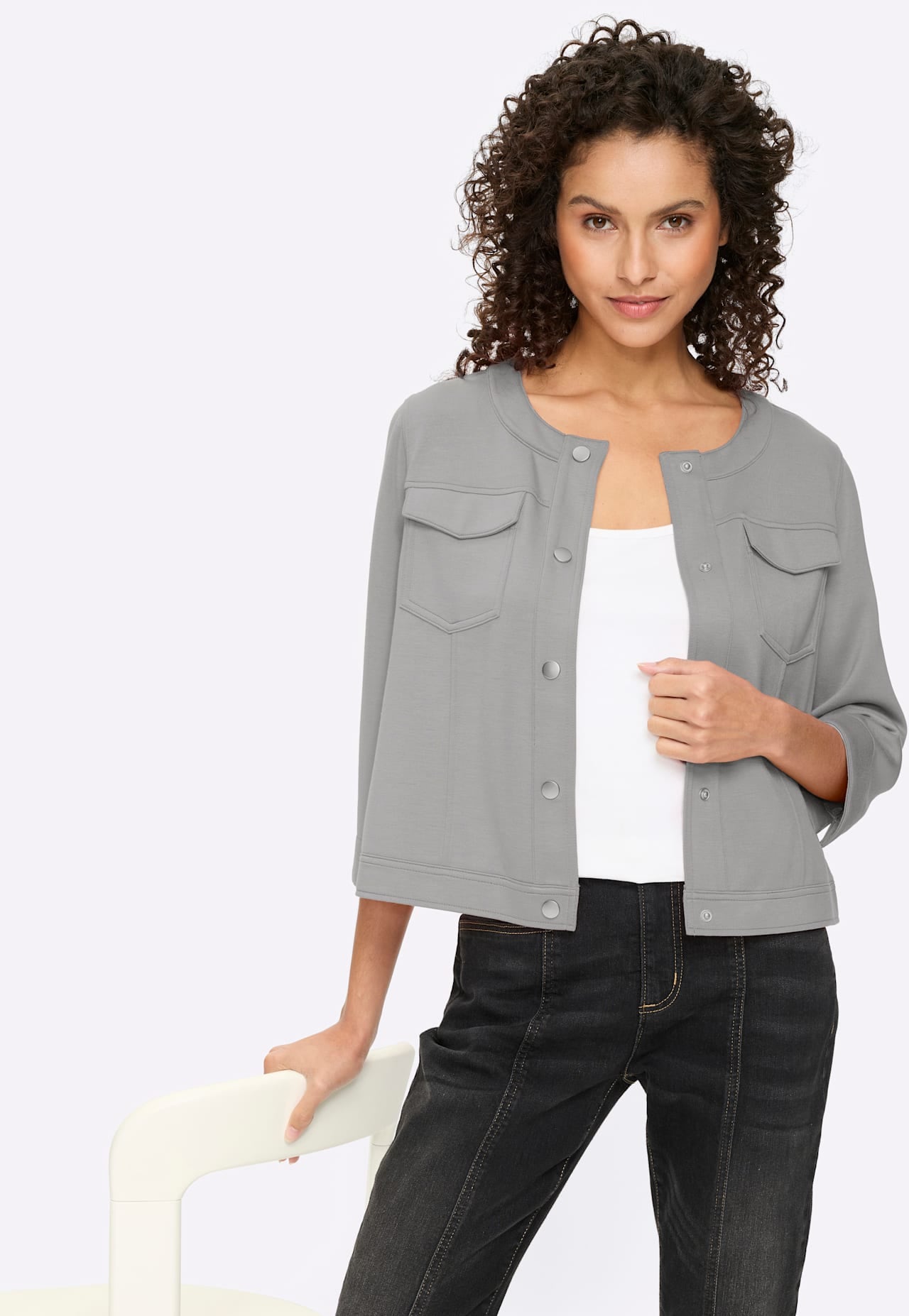 heine Veste chemise »Shirtjacke« 1 pièces