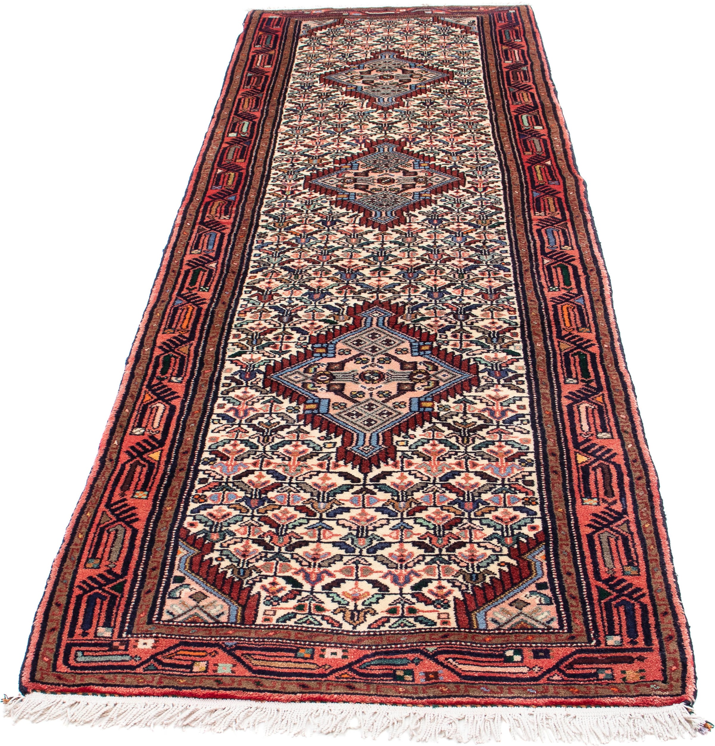 Image of morgenland Orientteppich »Perser - Nomadic - 290 x 83 cm - beige«, rechteckig, 10 mm Höhe, Wohnzimmer, Handgeknüpft, Einzelstück mit Zertifikat bei Ackermann Versand Schweiz