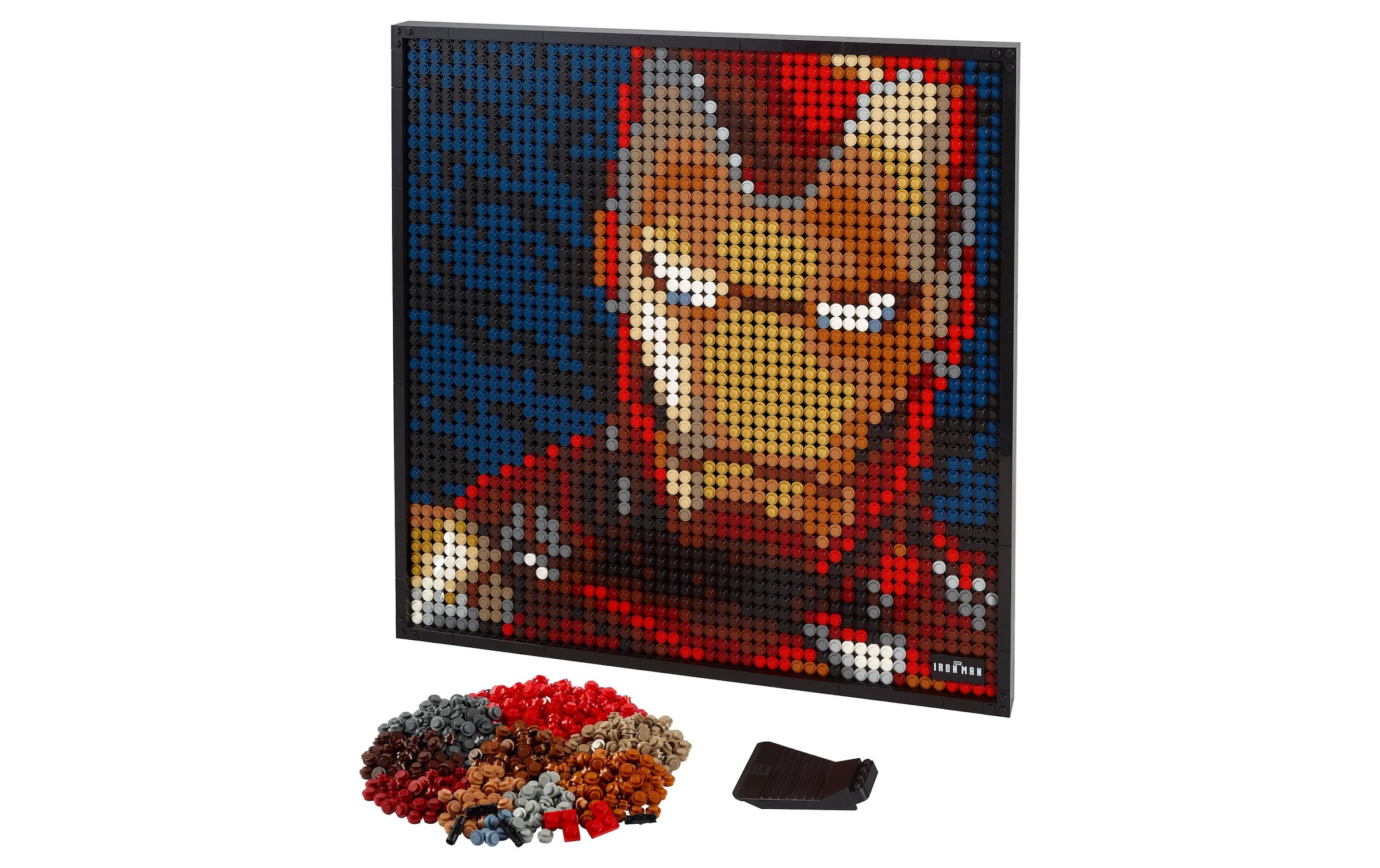 LEGO® Spielbausteine »Art Marvel Studios Iron Man - Kunstbild 31199«, (3167 St.)