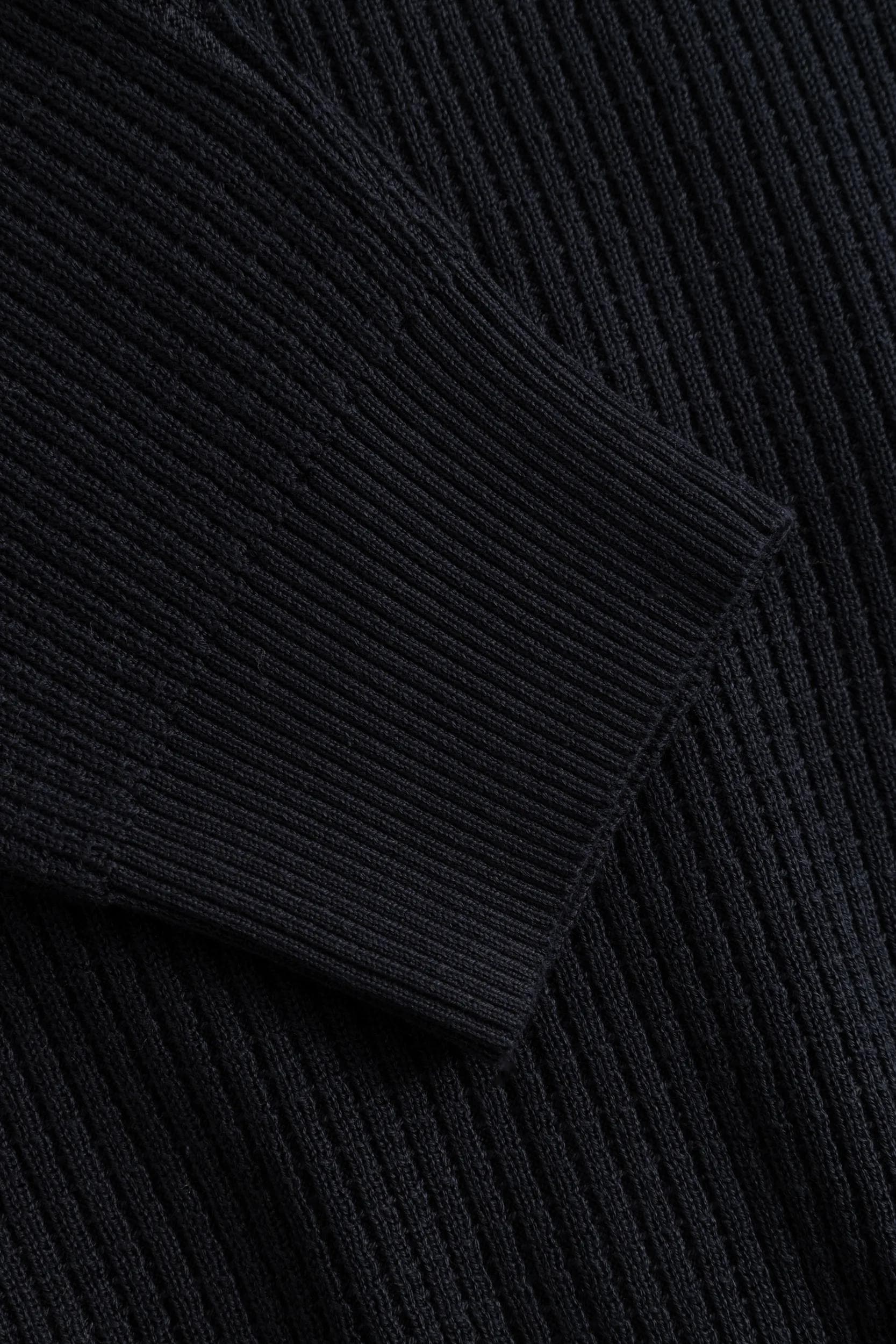 JOOP! Veste en tricot »Vittrios« in Rippstrick, Stehkragen