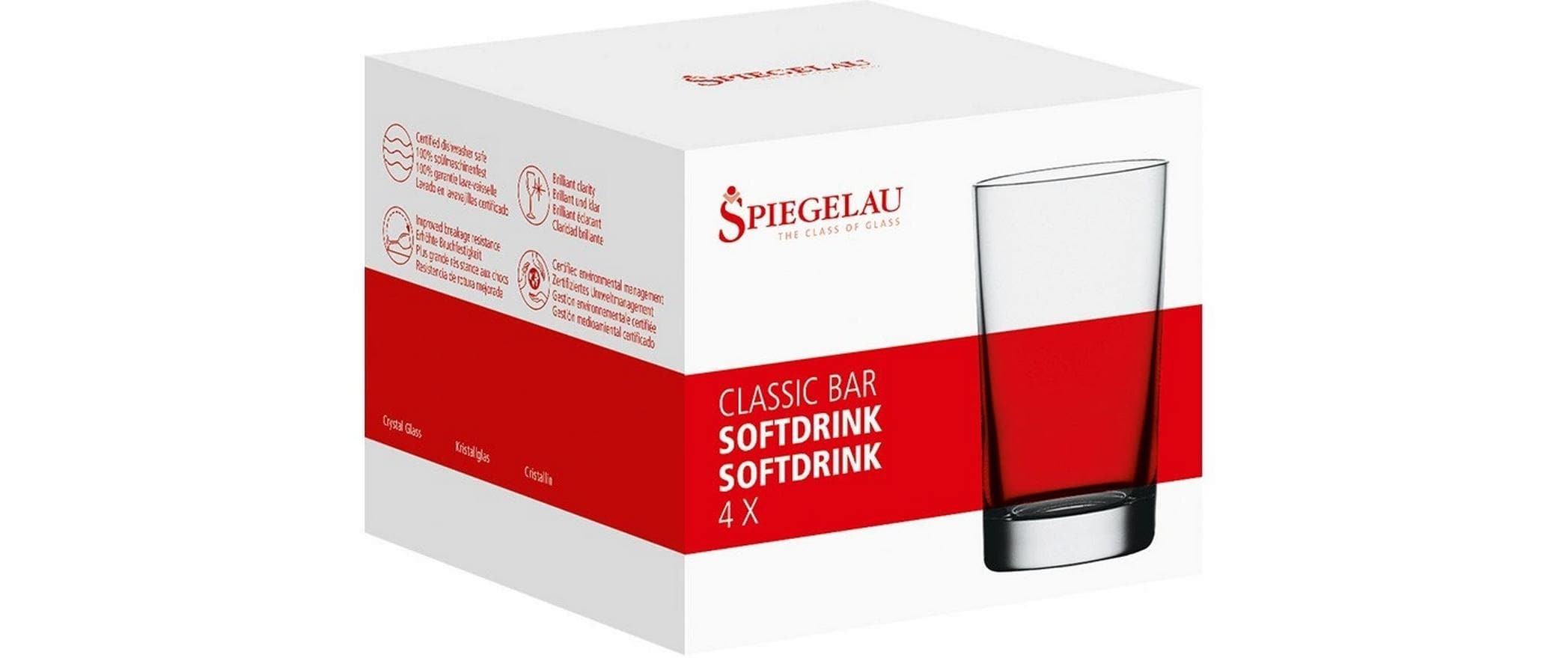 Eulenspiegel Glas "Spiegelau Trinkglas 285 ml, 4 Stück, Transparent" Brillianz