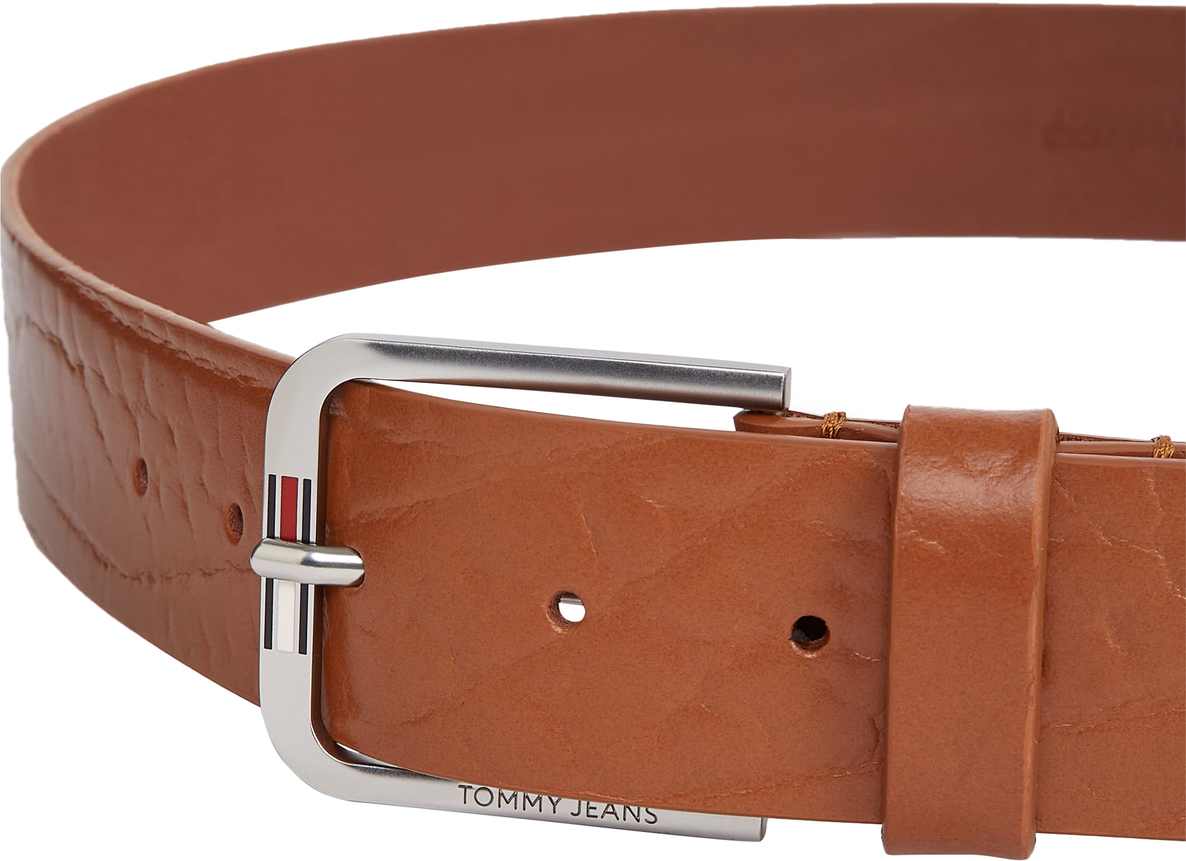 Tommy Jeans Ledergürtel »TJM AUSTIN 4.0«, Grössenverstellbar