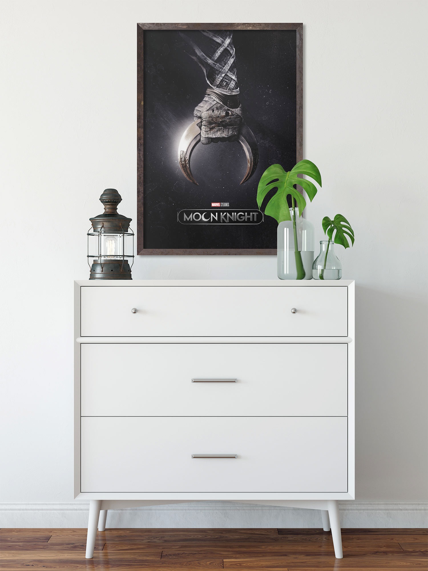 Image of Komar Wandbild "Moon Knight - Fist of Khonshu" Disney Set, 1 Stk. tlg. 50 x 70 cm (Breite x Höhe) - Kinderzimmer, Dekoration
