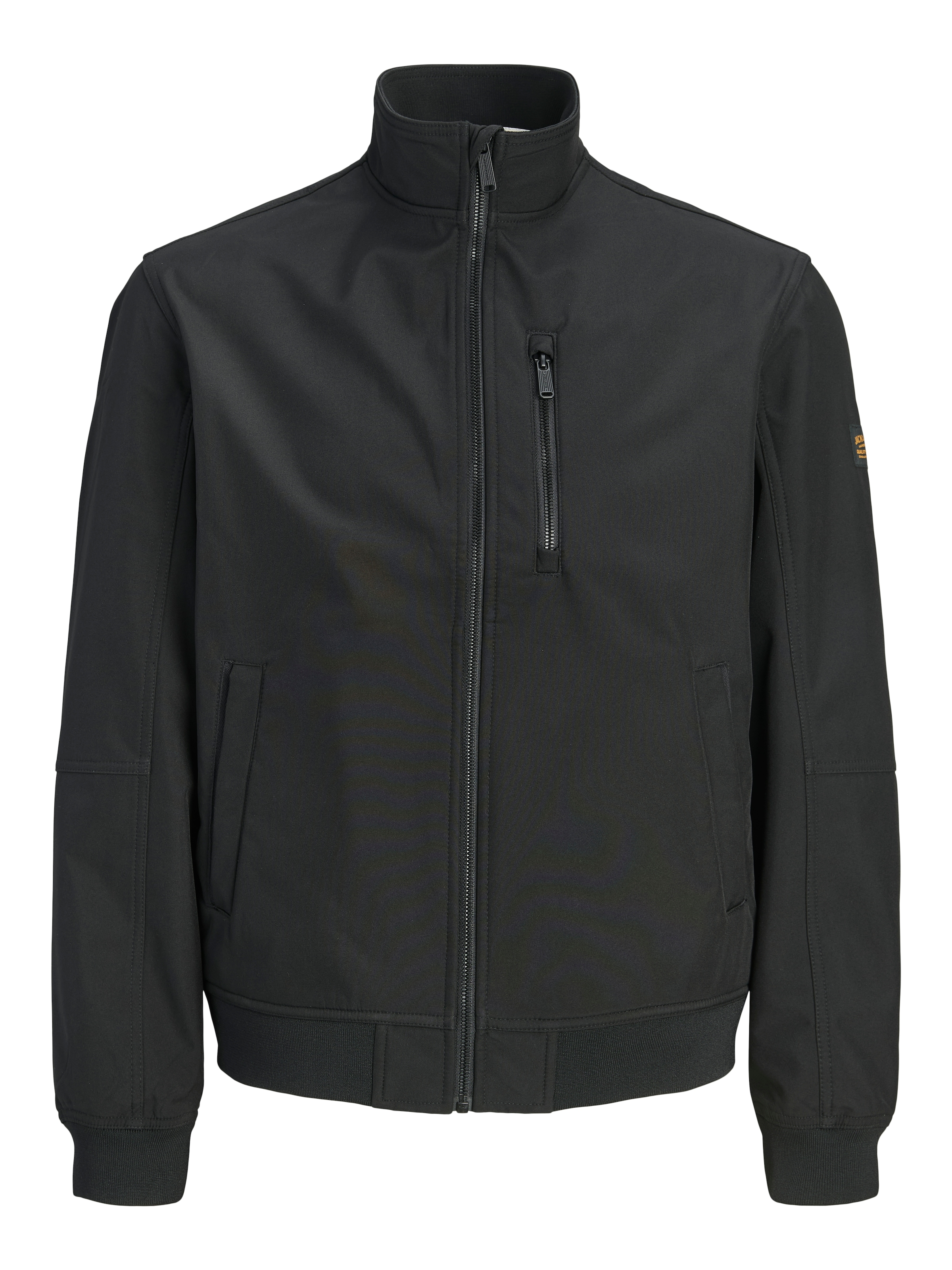 Jack & Jones Veste softshell »JJELIAM SOFTSHELL BOMBER NOOS« fibre synthétique, coupe régulière