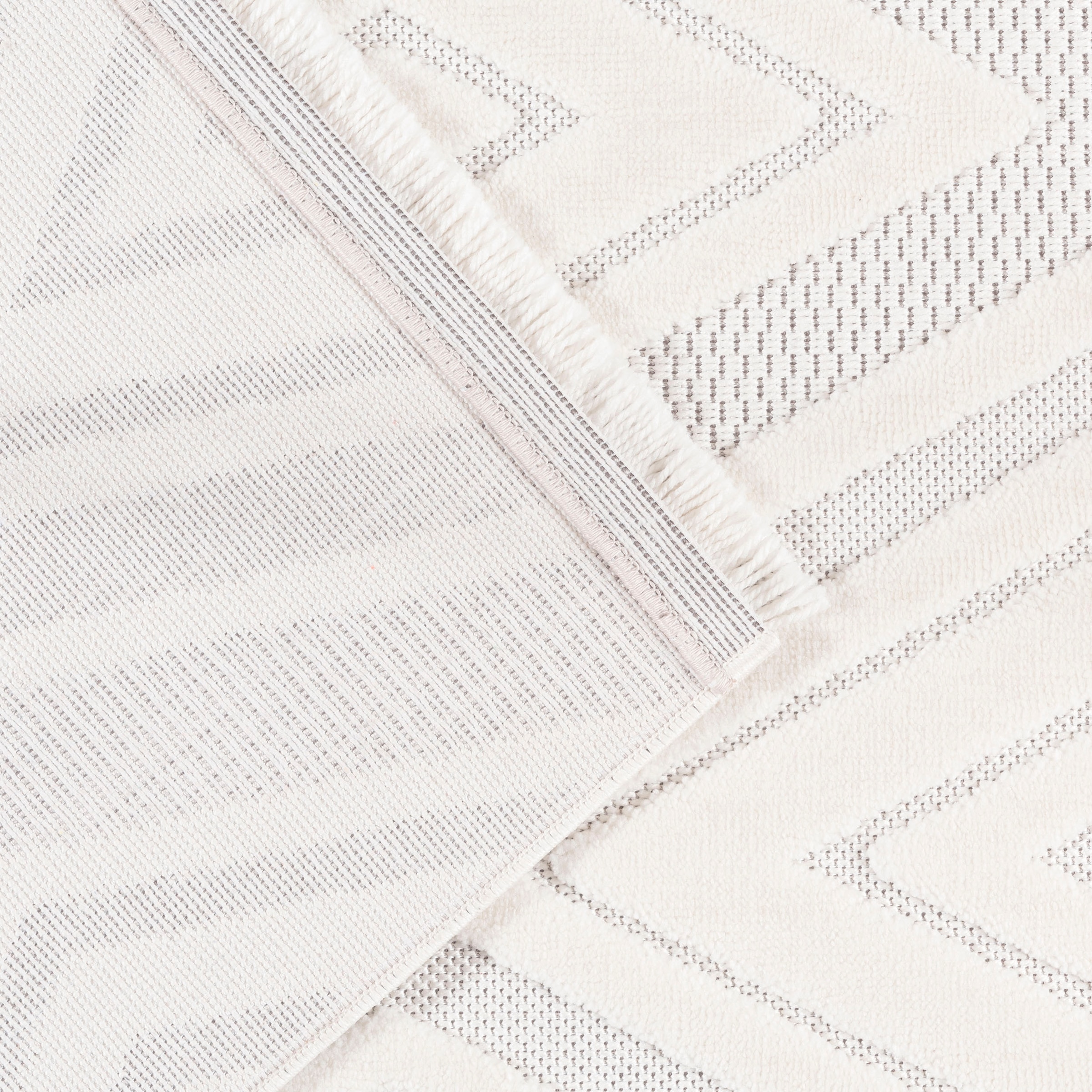 Sehrazat Teppich »Scandi 9850«, rechteckig, 10 mm Höhe, Kurzflor, Läufer, 3 D Effekt, Hoch Tief Struktur, Wohnzimmer