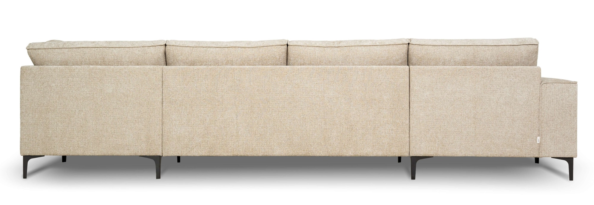 GOODproduct Wohnlandschaft »OLAND U-Form, XXL, B: 342 cm, Skandi-Design, Chenille« Skandi-Design in Struktur, Flachgewebe, Luxus-Microfaser, Boucle