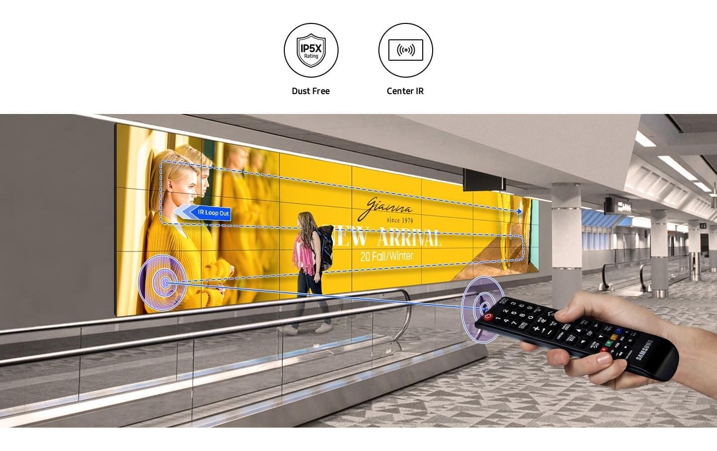Samsung LCD-LED Fernseher »Videowall Display VM46B-U 4«, Full HD