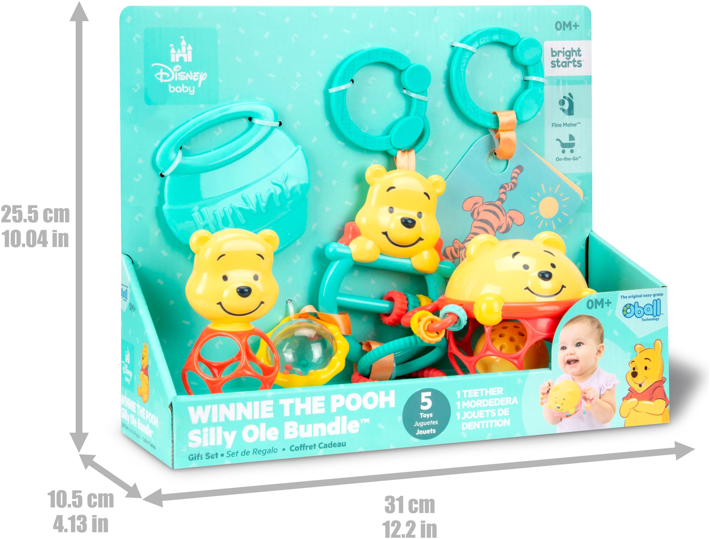 Bright Starts Greifspielzeug »Winnie the Pooh Silly Ole Bundle Gift Set«