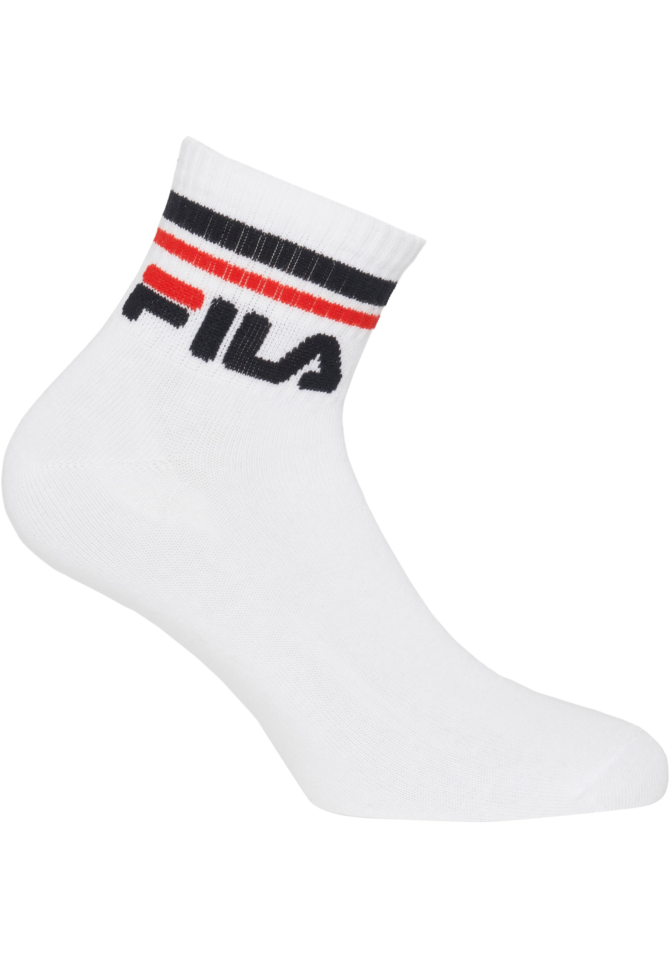 Fila Sportsocken, (6er Pack), mit Logo-Schriftzug