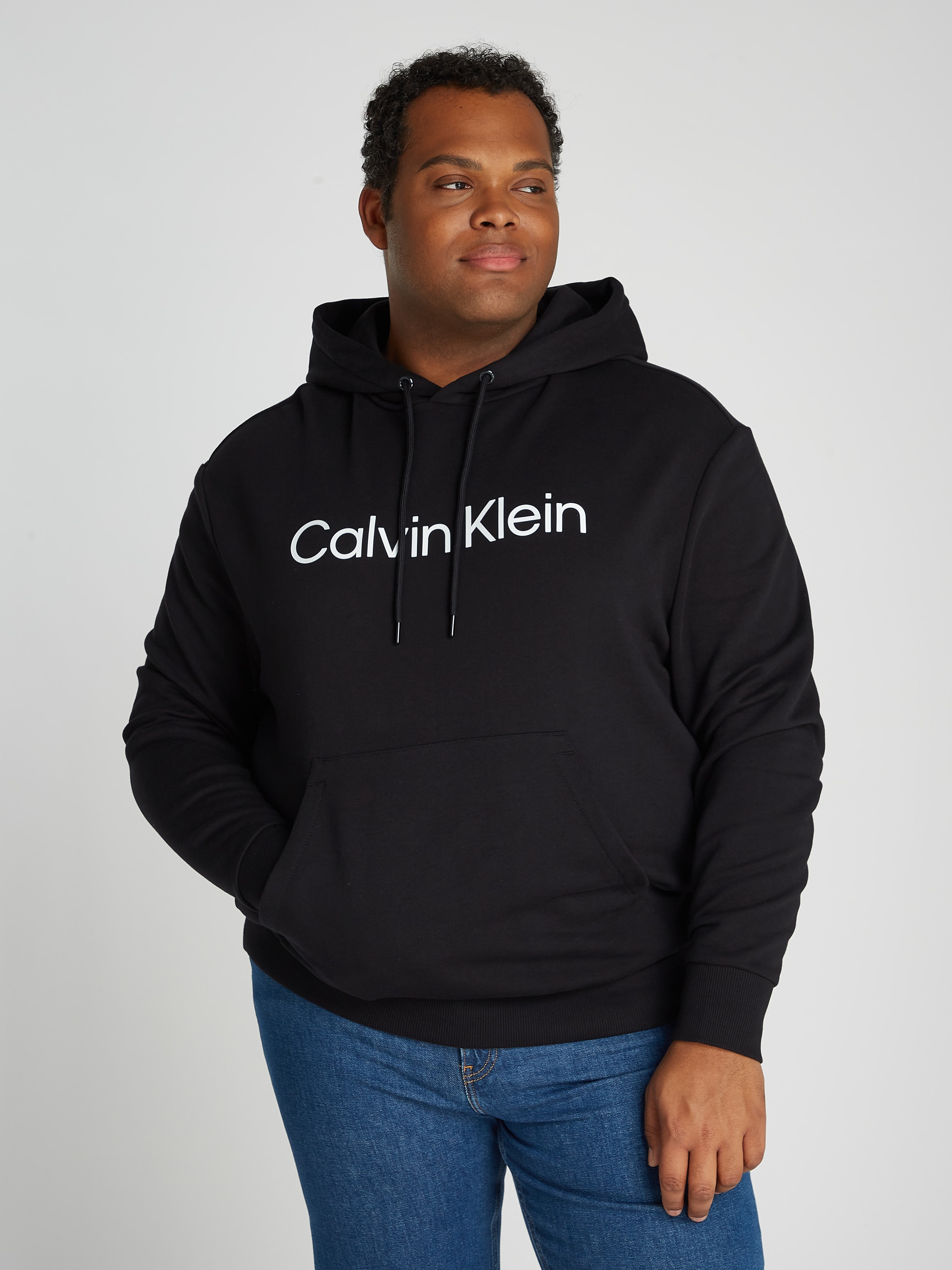 Calvin Klein Big&Tall Kapuzensweatshirt »BT_HERO LOGO COMFORT HOODIE«, in grossen Grössen mit Logoschriftzug