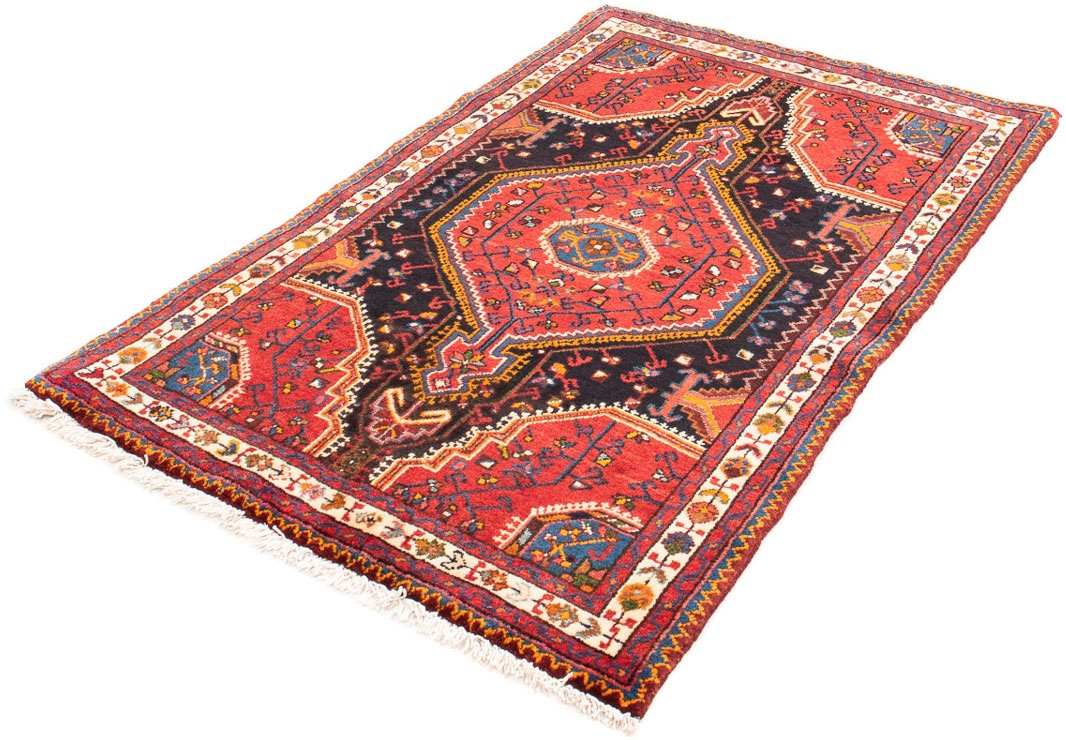 Image of morgenland Orientteppich »Perser - Nomadic - 145 x 92 cm - rot«, rechteckig, 10 mm Höhe, Wohnzimmer, Handgeknüpft, Einzelstück mit Zertifikat bei Ackermann Versand Schweiz