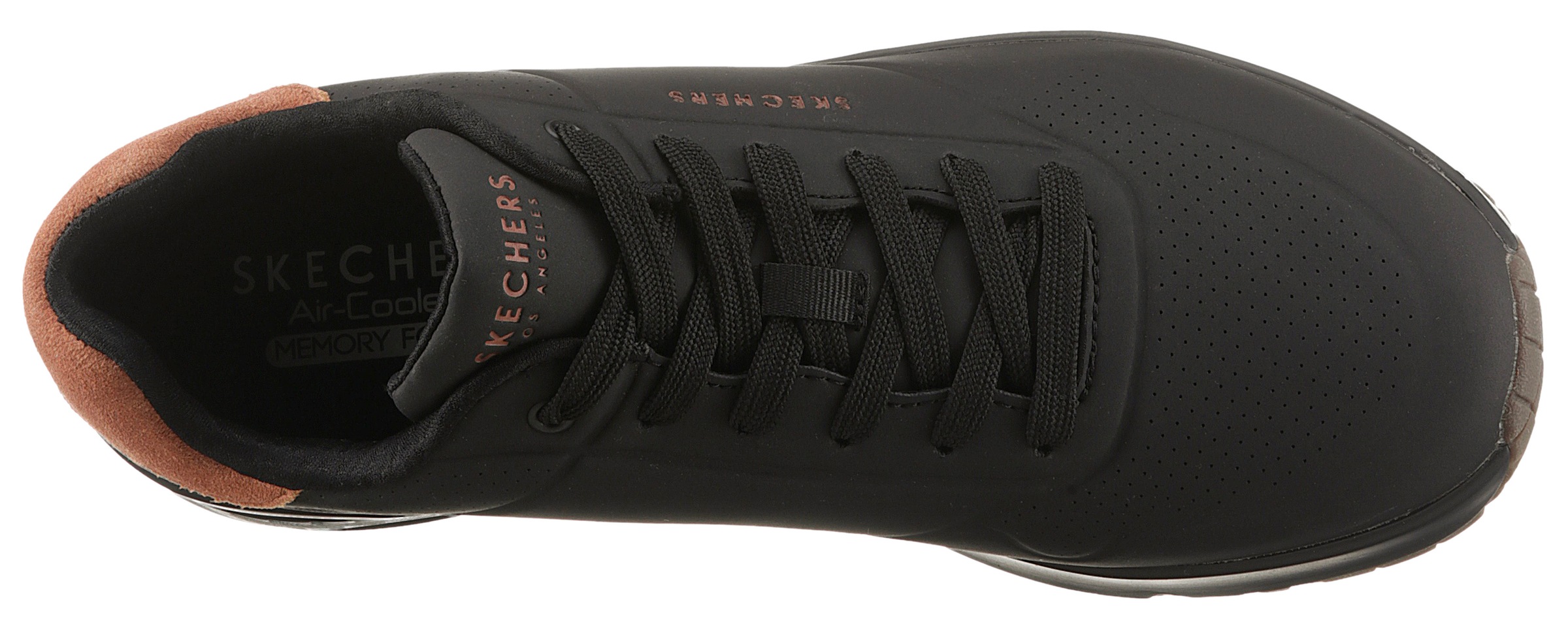 Skechers Sneakers »UNO-SUITED ON AIR«  chaussure de loisir, chaussure basse, chaussure à lacets avec semelle compensée tendance