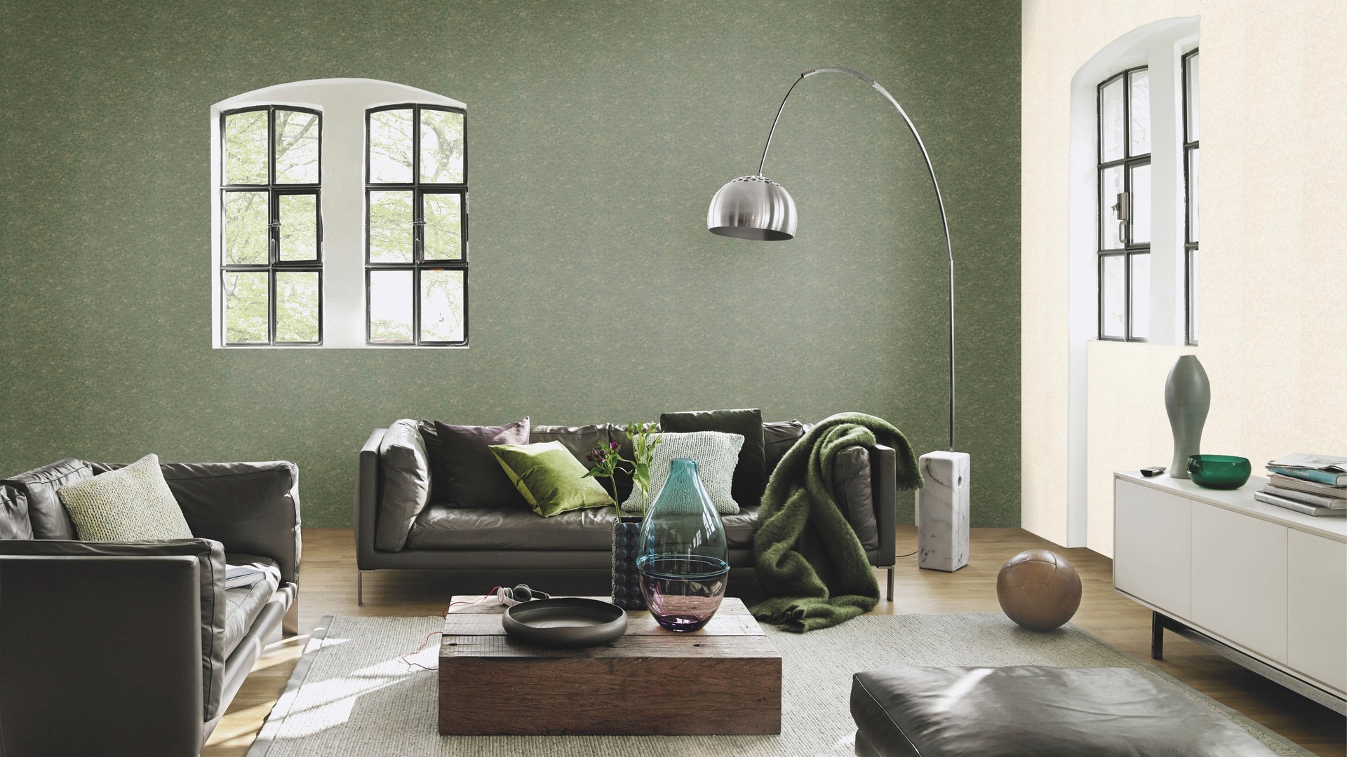 Rasch Papier peint intissé »Composition« abstrait Unitapete mit geometrischer Struktur